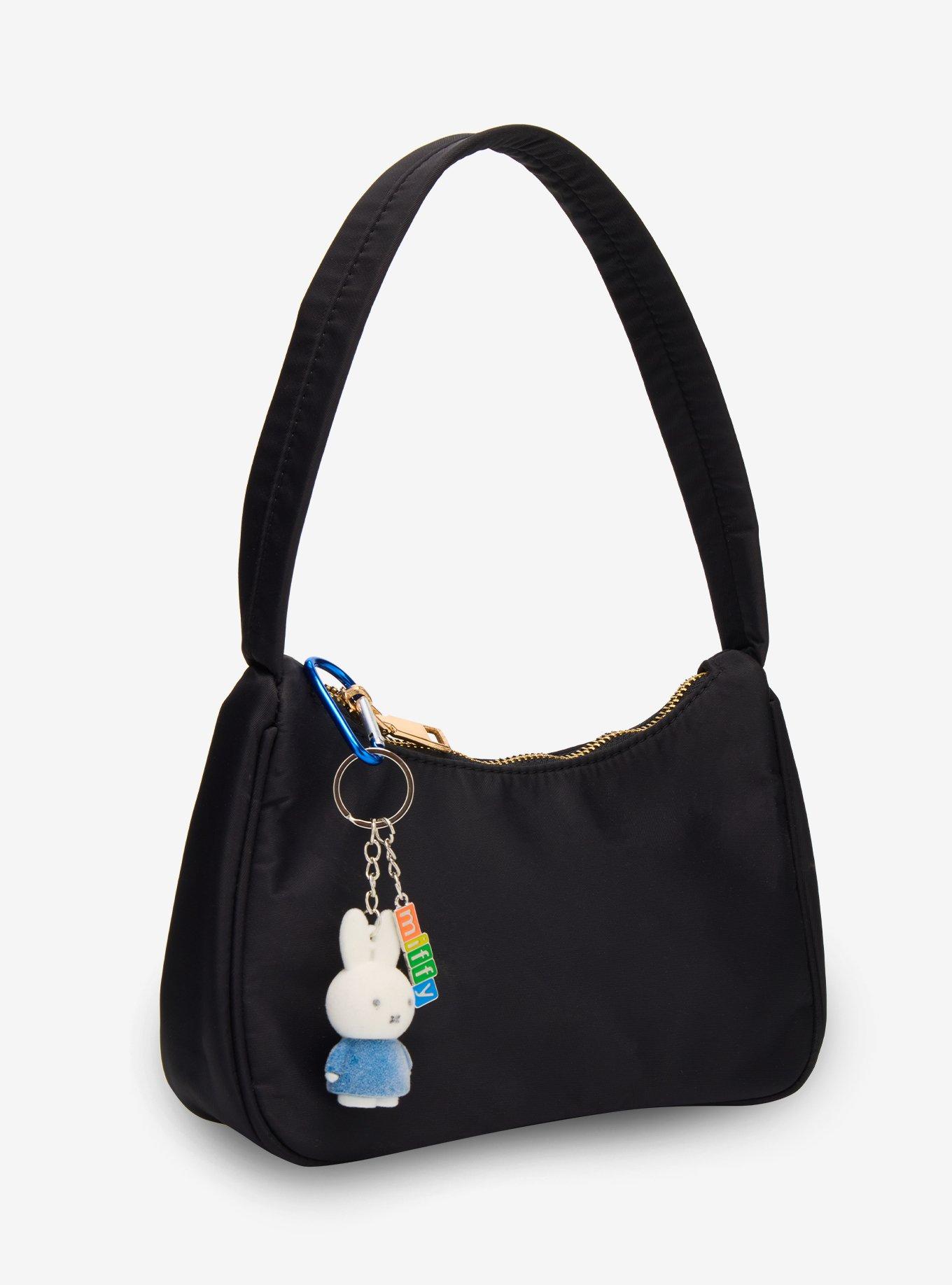 Miffy Flocked Multi-Charm Carabiner Keychain, , hi-res