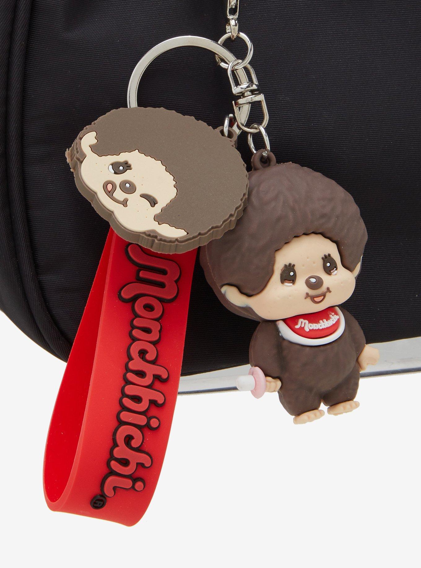 Monchhichi Multi-Charm Wristlet Keychain