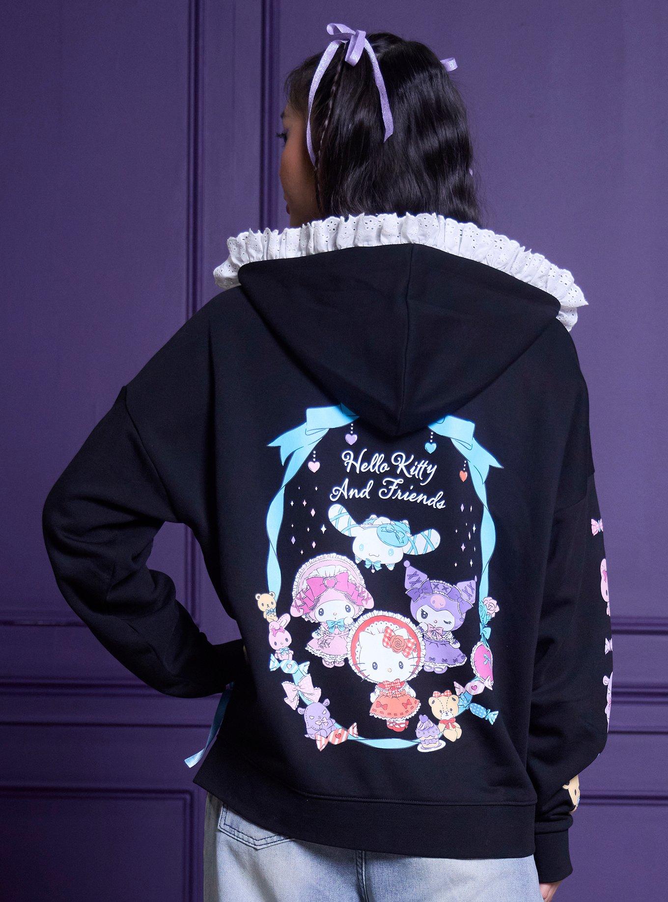 Hello Kitty And Friends Lolita Girls Hoodie, , hi-res