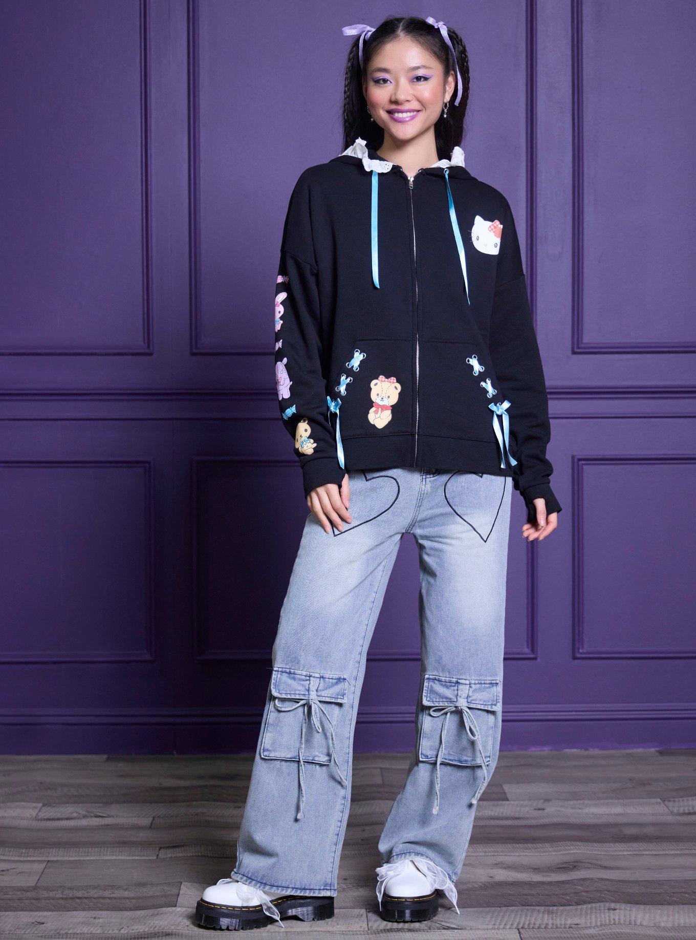 Hello Kitty And Friends Lolita Girls Hoodie, , alternate