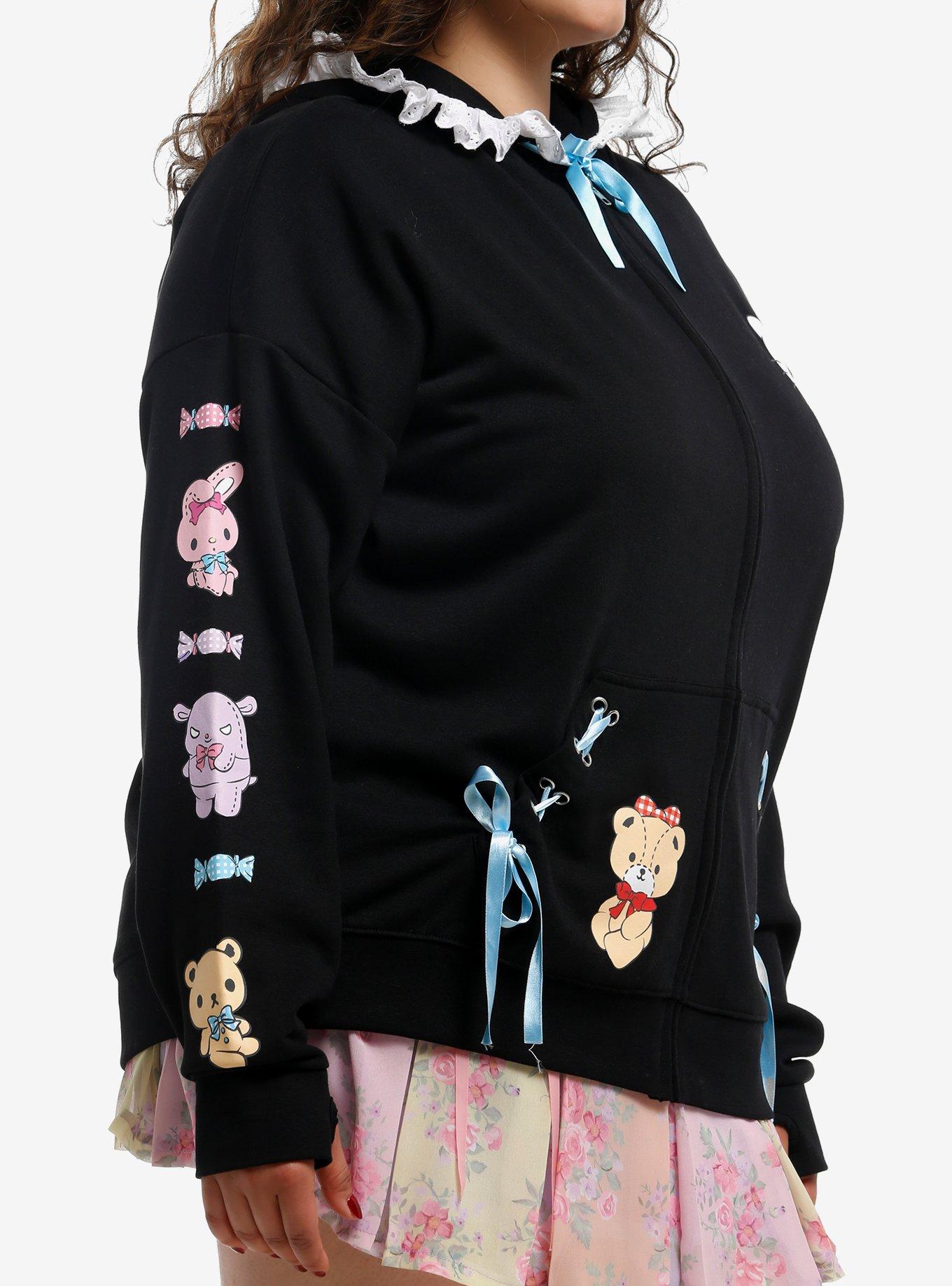Hello Kitty And Friends Lolita Girls Hoodie Plus Size, , alternate