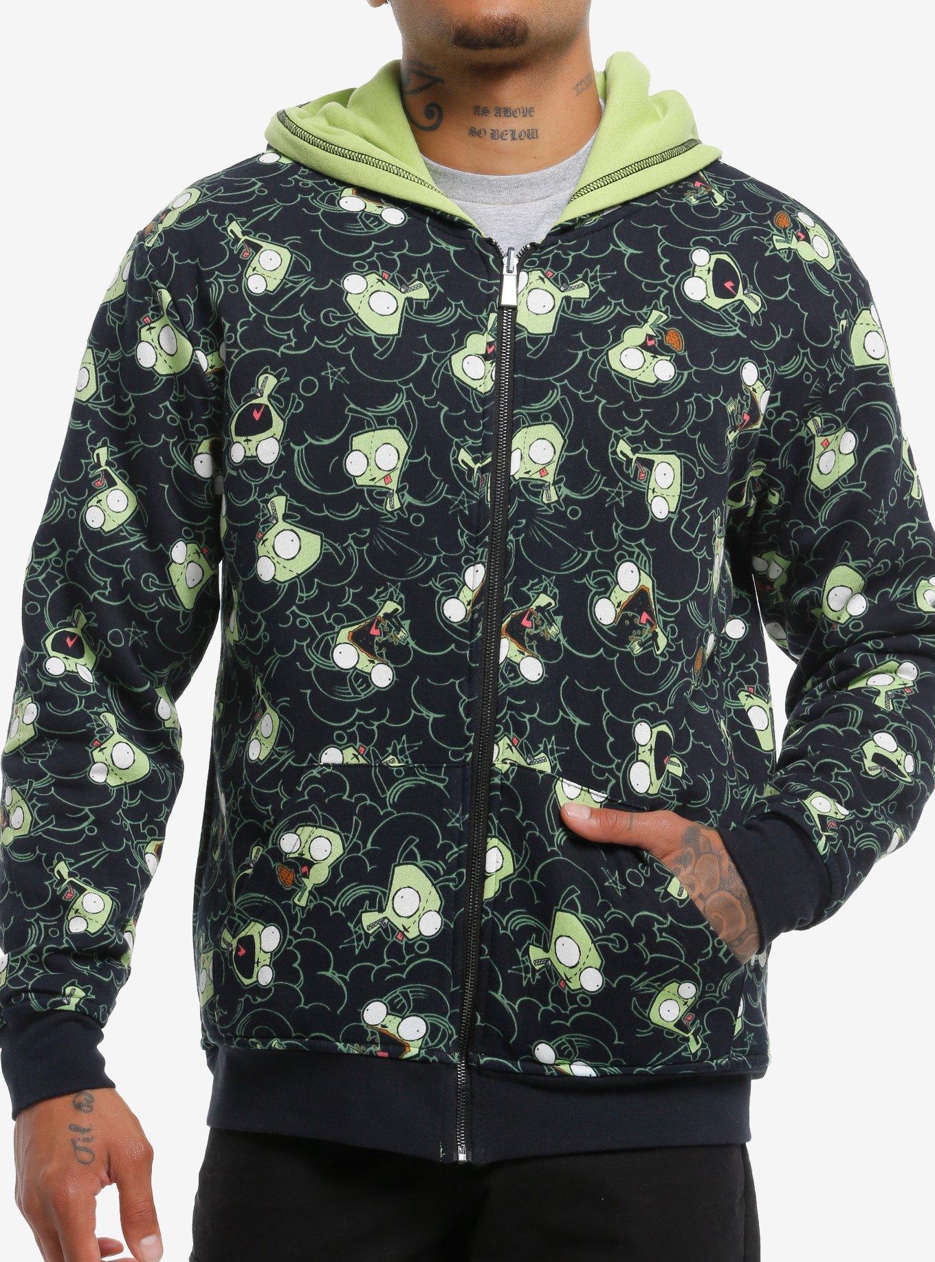 Invader Zim GIR Reversible Hoodie, MULTI, alternate