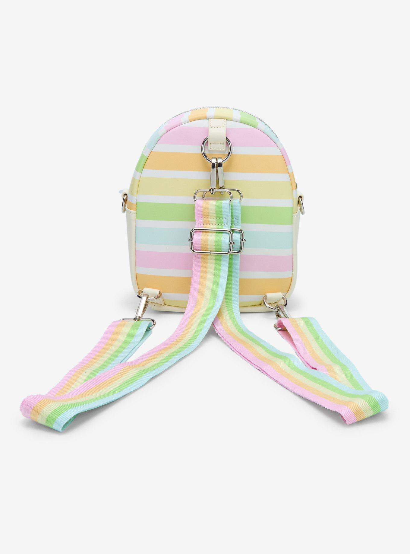 Loungefly Disney Sensational Six Stripe Convertible Mini Backpack, , alternate - view 3