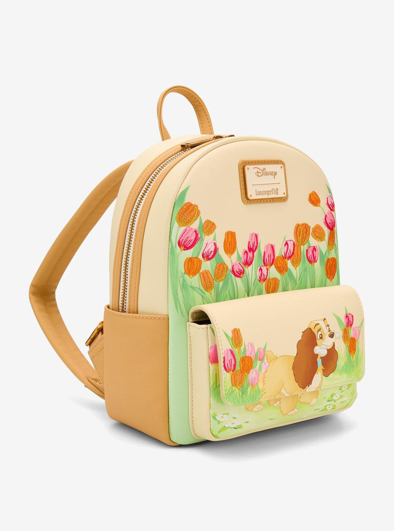 Loungefly Disney Lady And The Tramp Tulips Mini Backpack, , hi-res