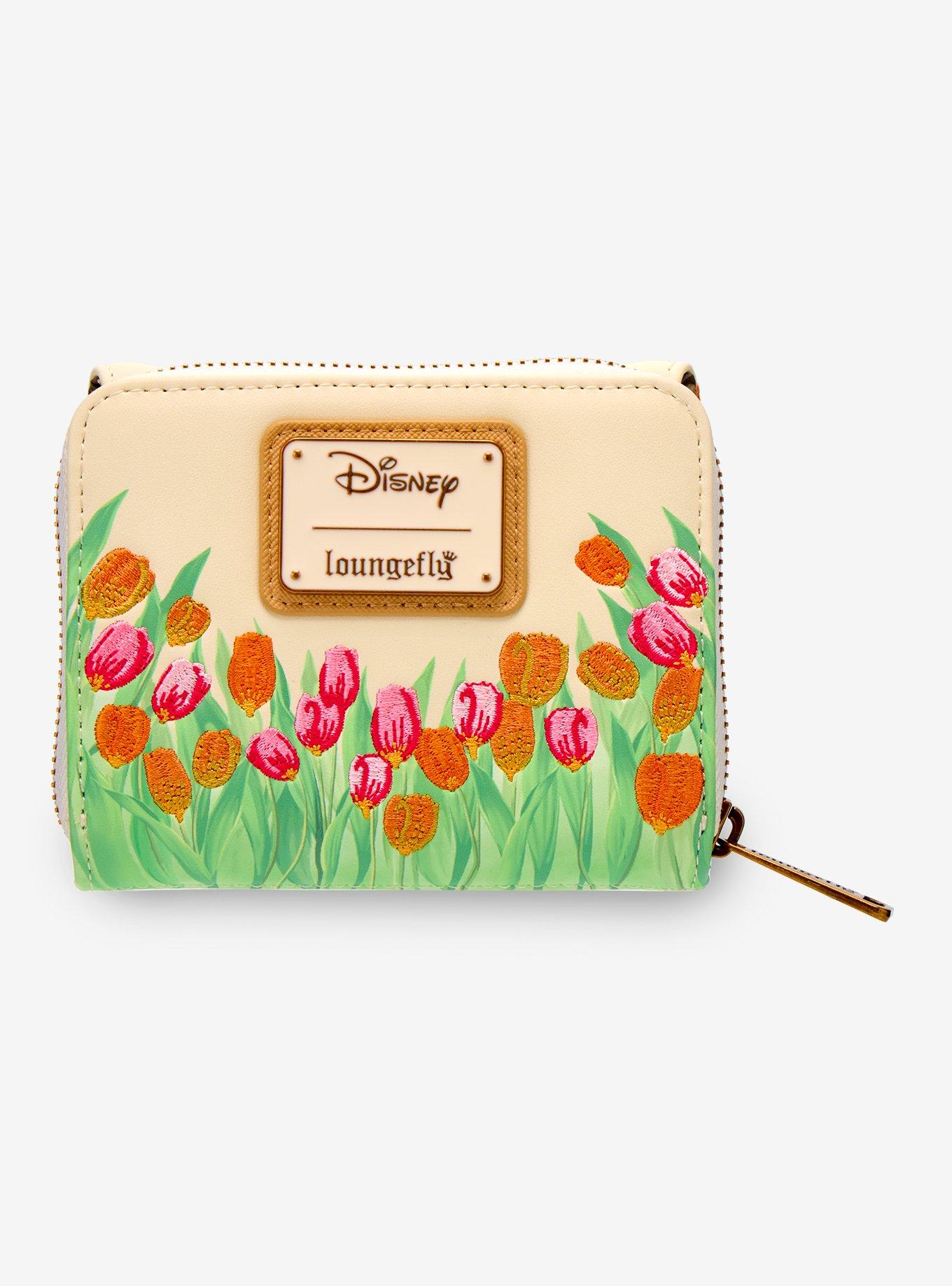 Loungefly Disney Lady And The Tramp Tulips Mini Flap Wallet, , alternate - view 3