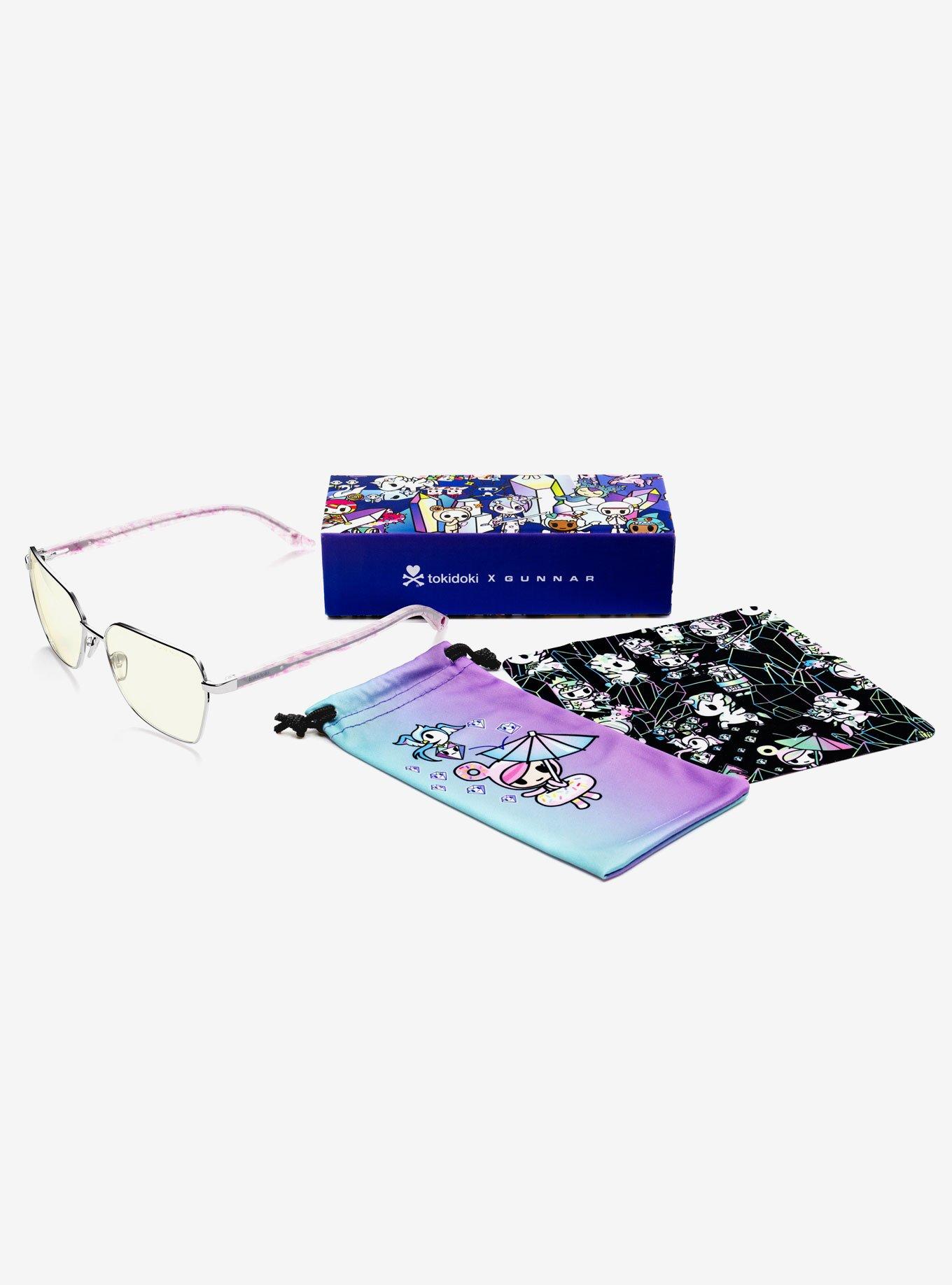 GUNNAR x tokidoki Crystal Kingdom Clear Tint Blue Light Glasses, , alternate