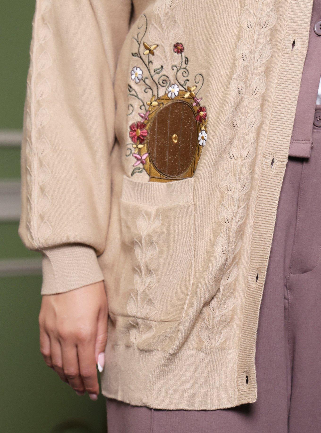 Her Universe The Lord Of The Rings Shire Cardigan Plus Size Her Universe Exclusive, BROWN, alternate