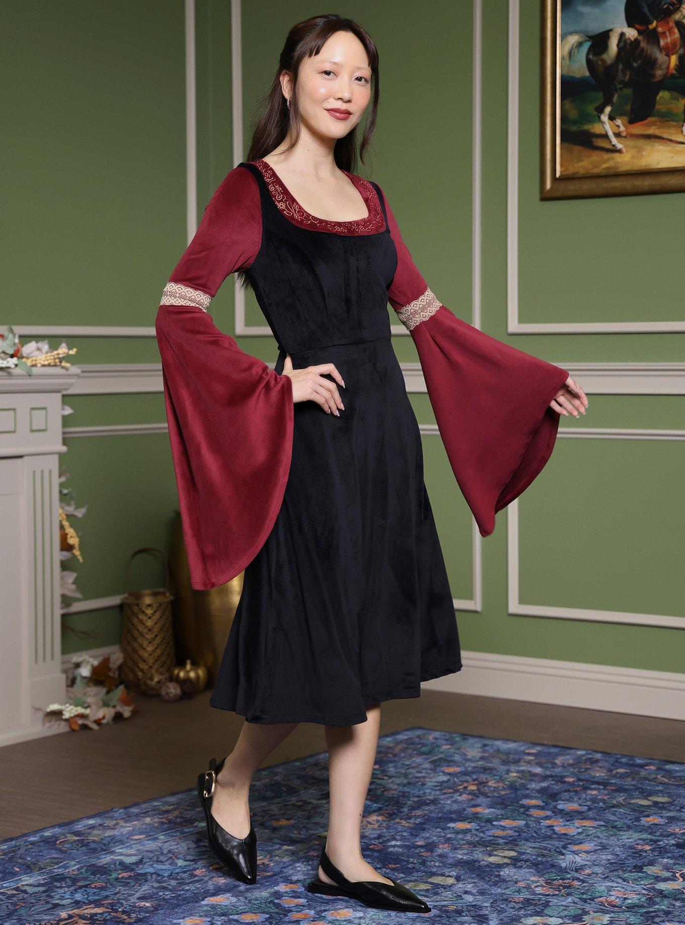 Her Universe The Lord Of The Rings Arwen Bell Sleeve Dress Her Universe Exclusive, , hi-res