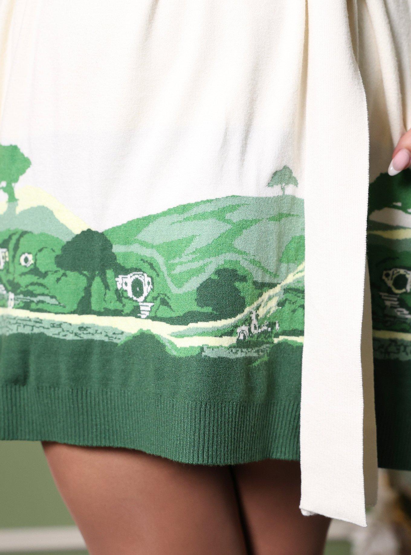 Her Universe The Lord Of The Rings Shire Sweater Dress Plus Size Her Universe Exclusive, MULTI, alternate