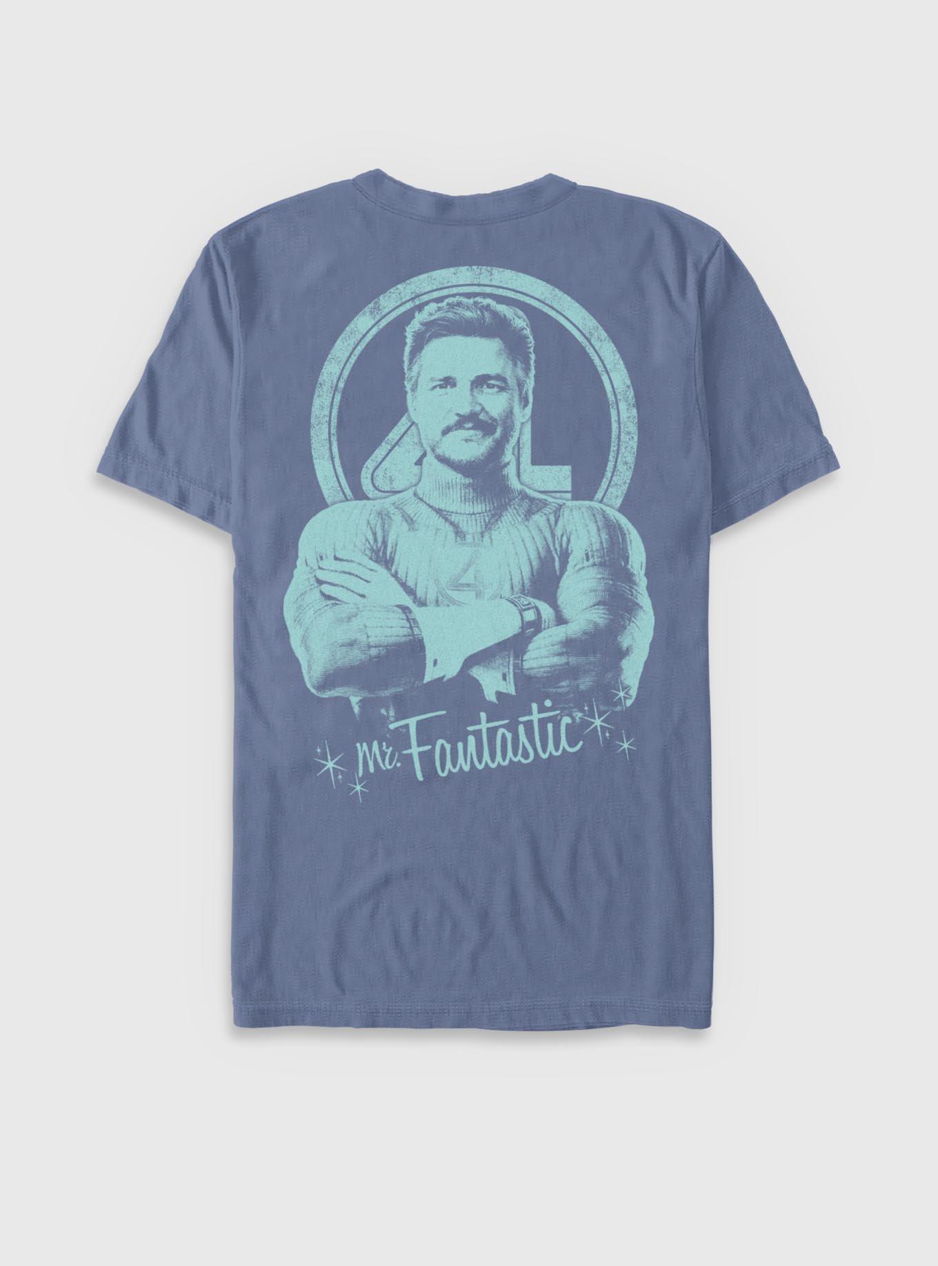 Marvel The Fantastic Four: First Steps Mr Fantastic Grunge Garment Dye T-Shirt BoxLunch Exclusive, , hi-res