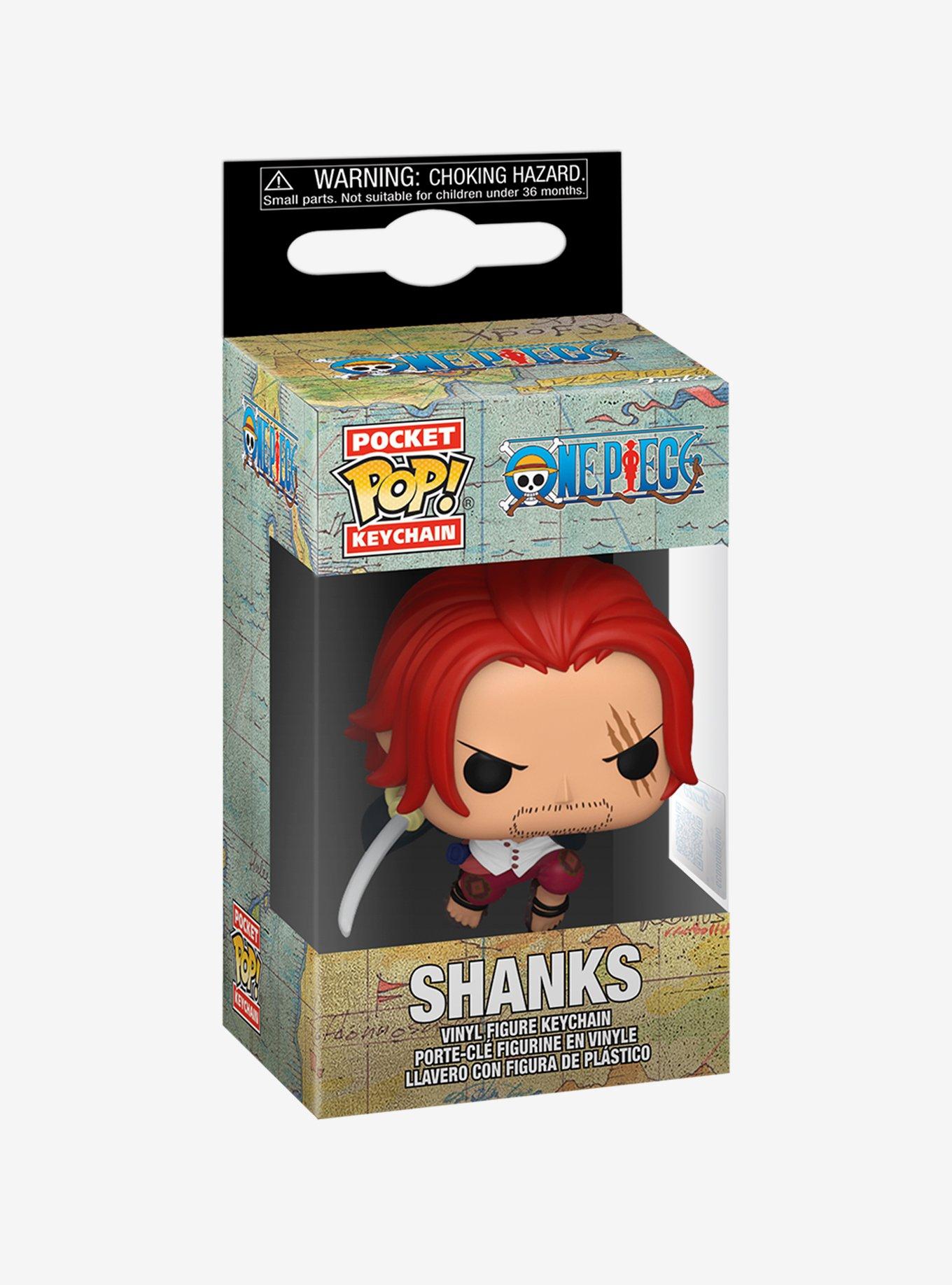 Funko One Piece Pocket Pop! Shanks Vinyl Key Chain Hot Topic Exclusive, , hi-res