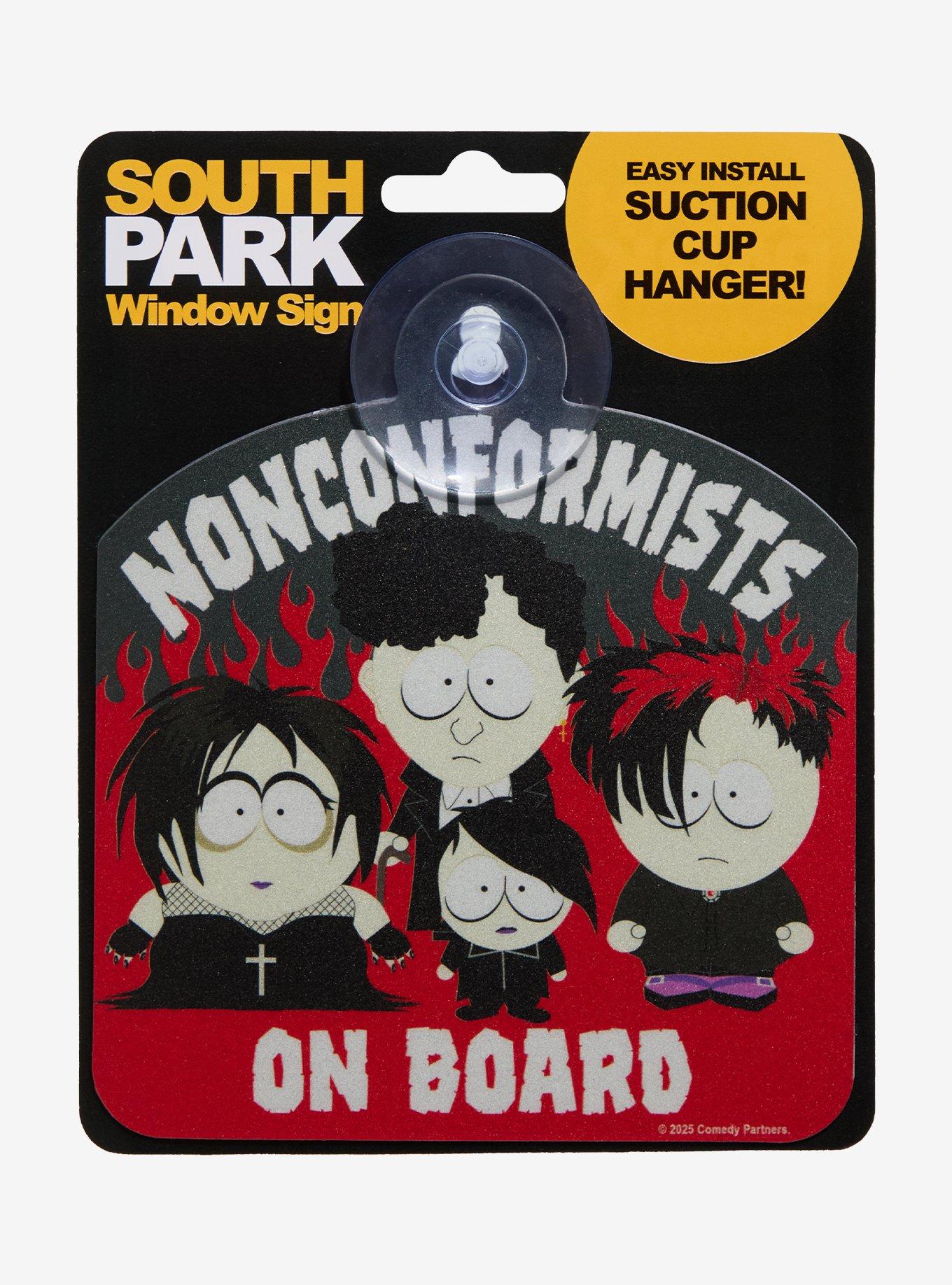 South Park Goth Kids Window Cling, , hi-res