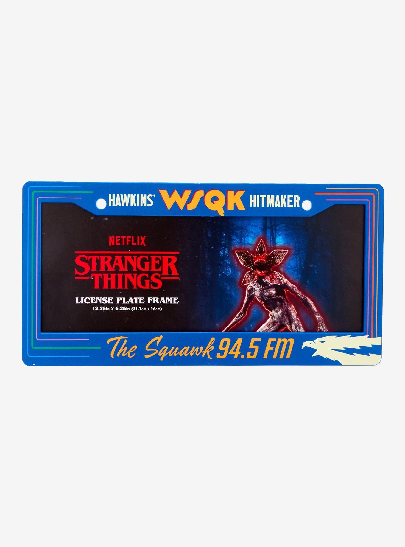 Stranger Things WSQK License Plate Frame - BoxLunch Exclusive, , hi-res