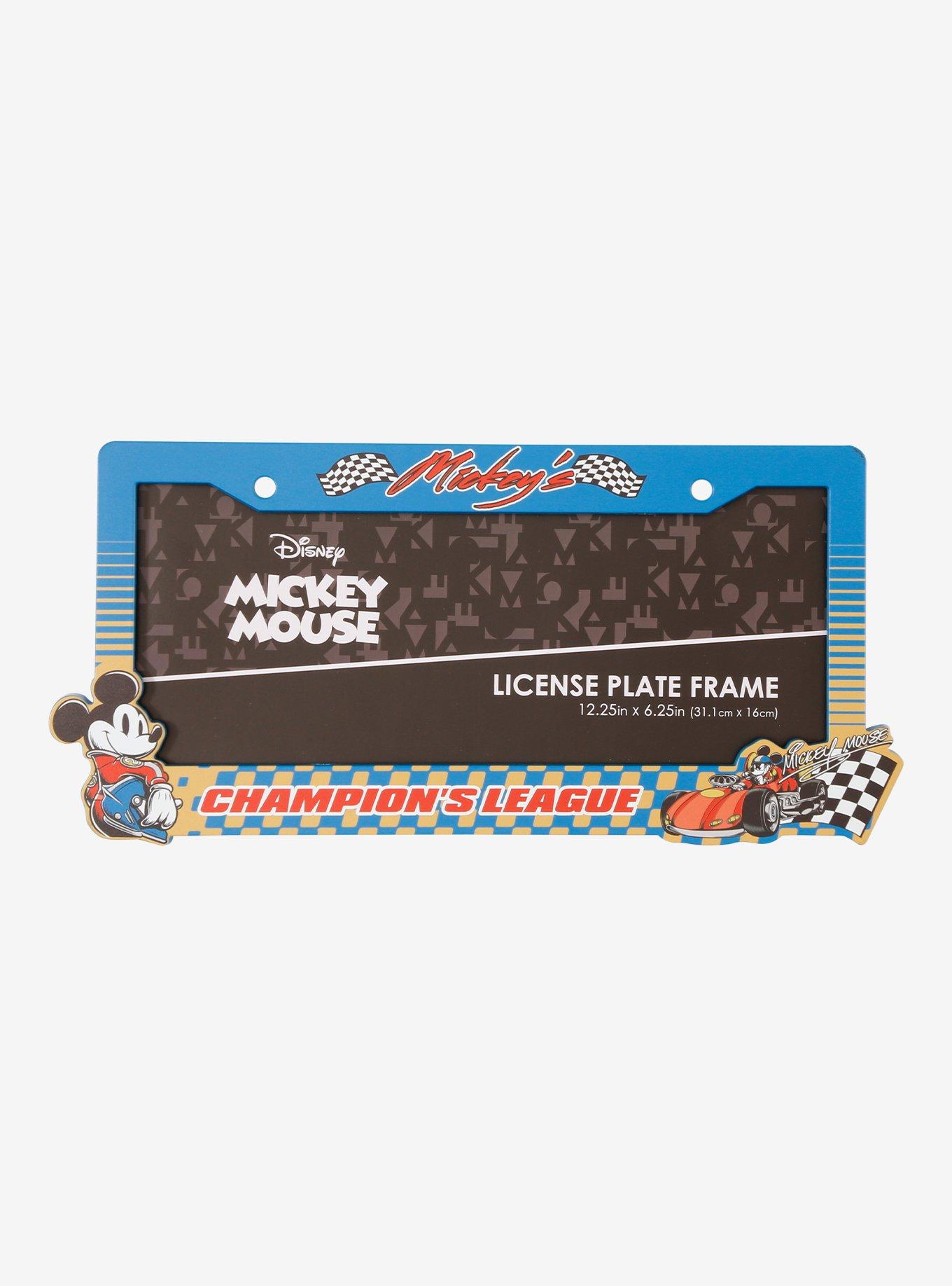 Disney Mickey Mouse Champion's League License Plate Frame — BoxLunch Exclusive, , hi-res