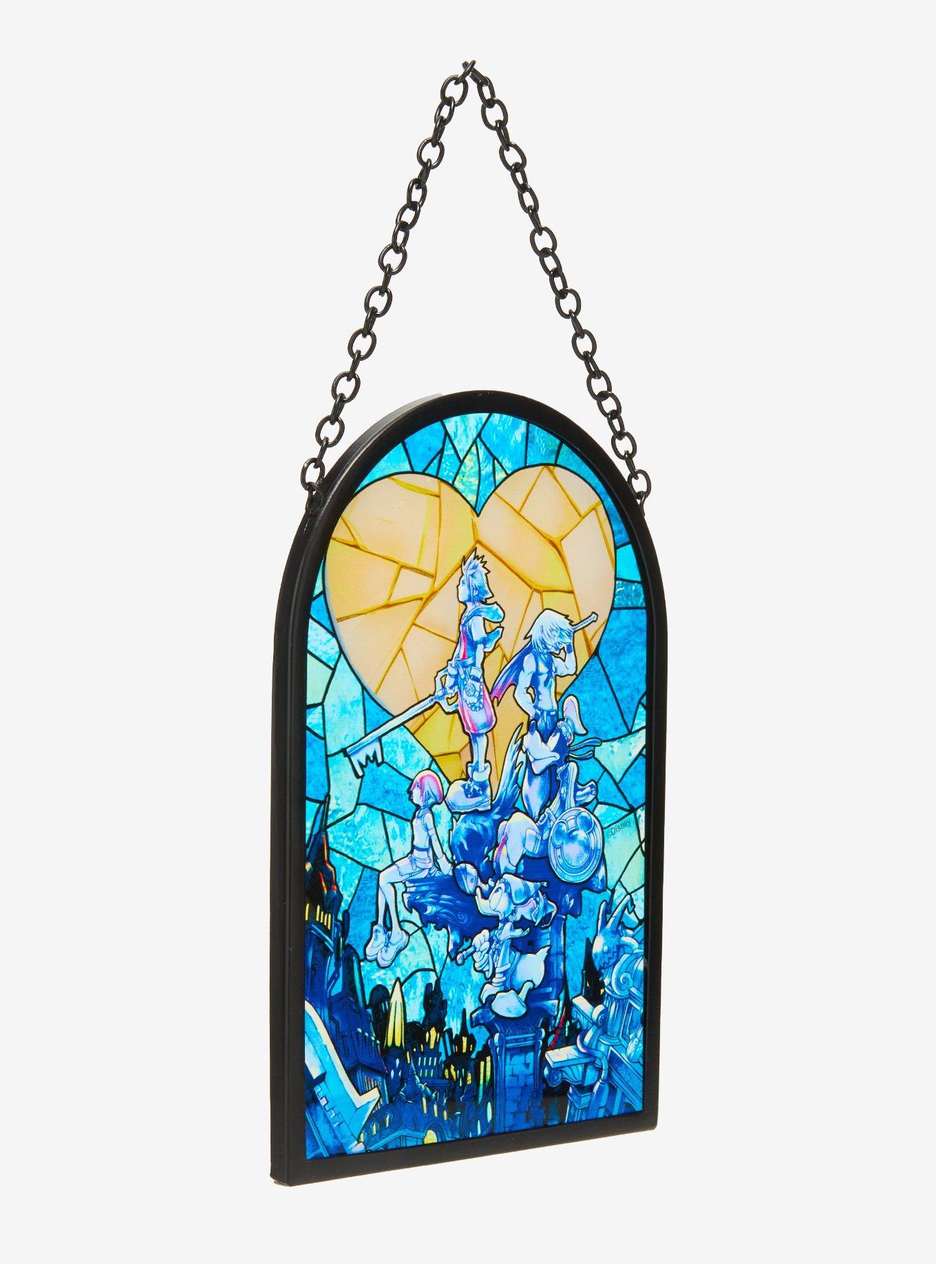 Disney Kingdom Hearts Stained Glass Portrait Wall Art - BoxLunch Exclusive, , hi-res