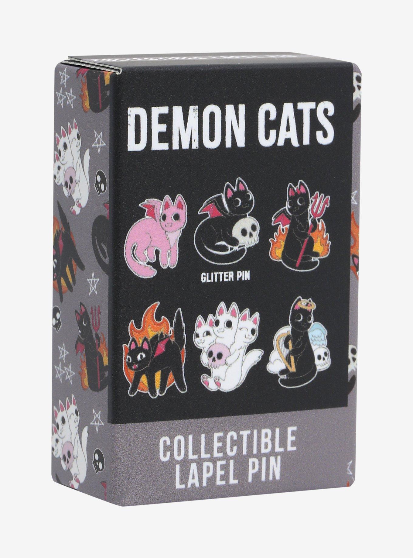 Demon Cats Blind Box Enamel Pin, , hi-res