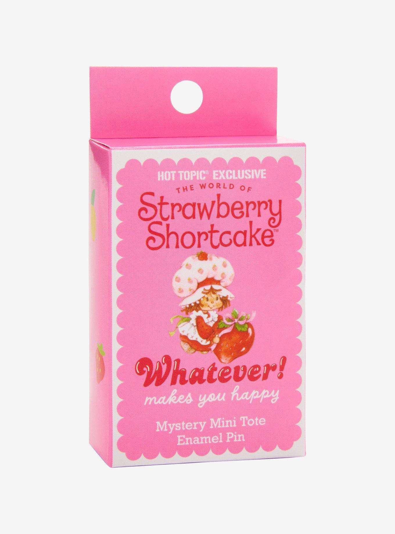 Whatever! Makes You Happy Strawberry Shortcake Tote Blind Box Enamel Pin Hot Topic Exclusive, , alternate