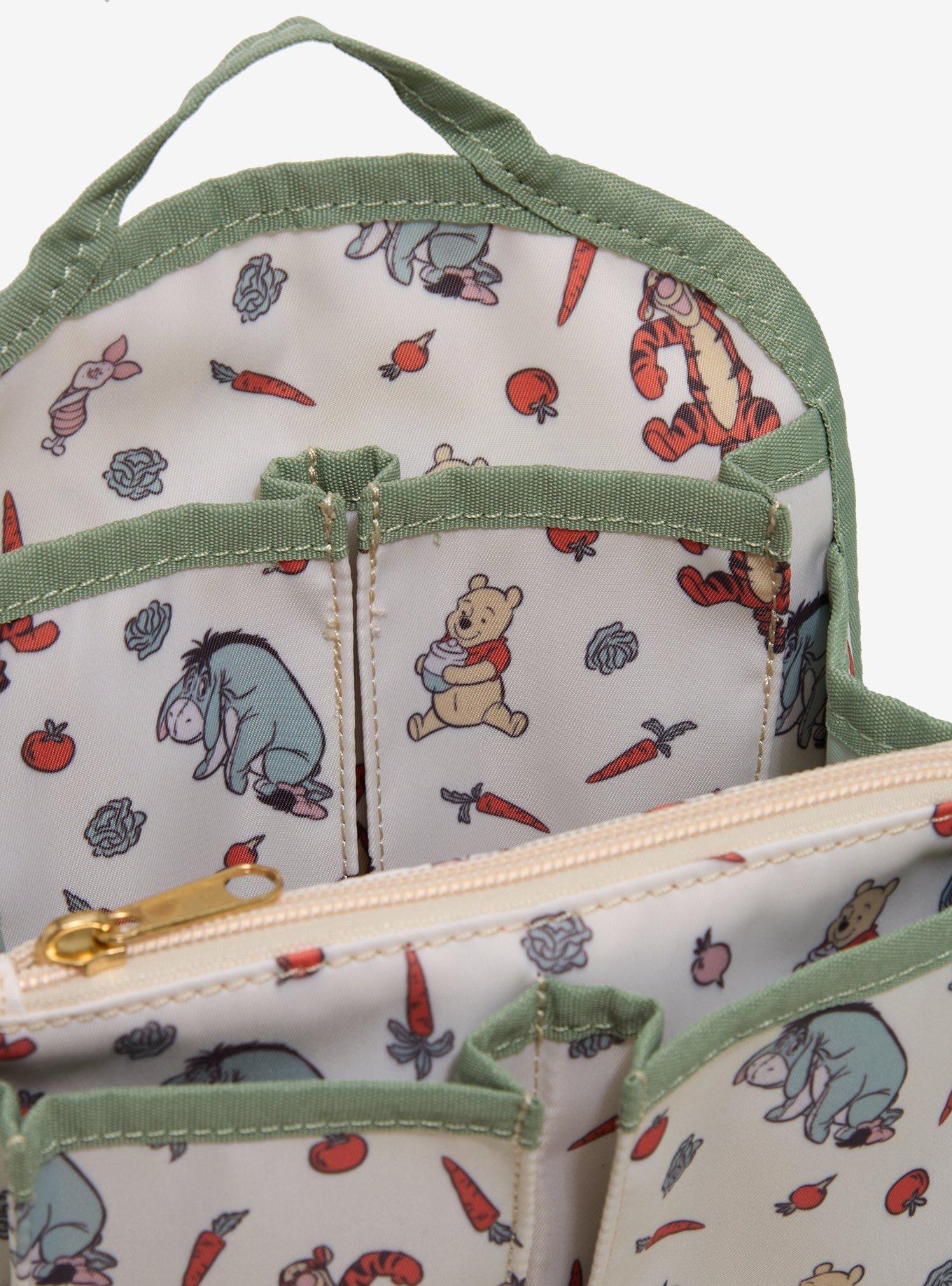 Disney Winnie The Pooh Veggies Allover Print Mini Backpack Organizer - BoxLunch Exclusive, , alternate