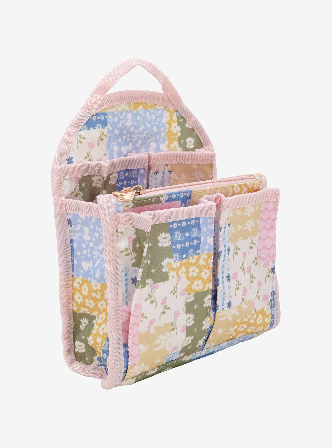 Disney Princess Icons Patchwork Mini Backpack Organizer - BoxLunch Exclusive, , hi-res