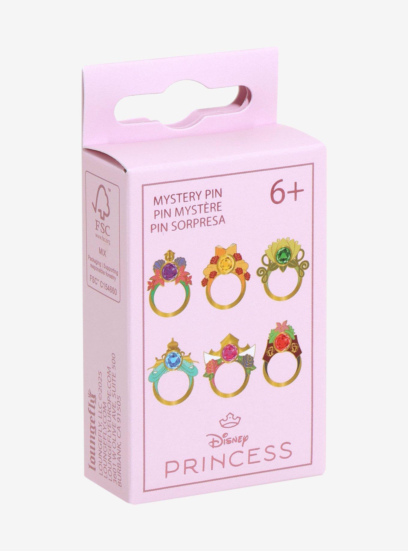 Loungefly Disney Princess Ring Blind Box Enamel Pin, , hi-res