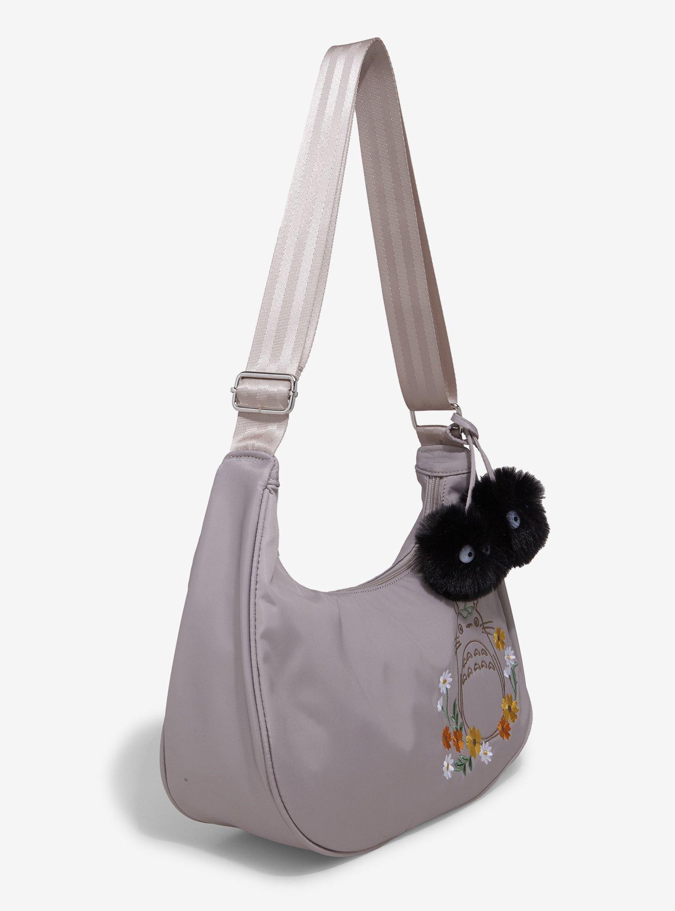 Studio Ghibli® My Neighbor Totoro Floral Totoro Nylon Crossbody Bag with Charm - BoxLunch Exclusive
