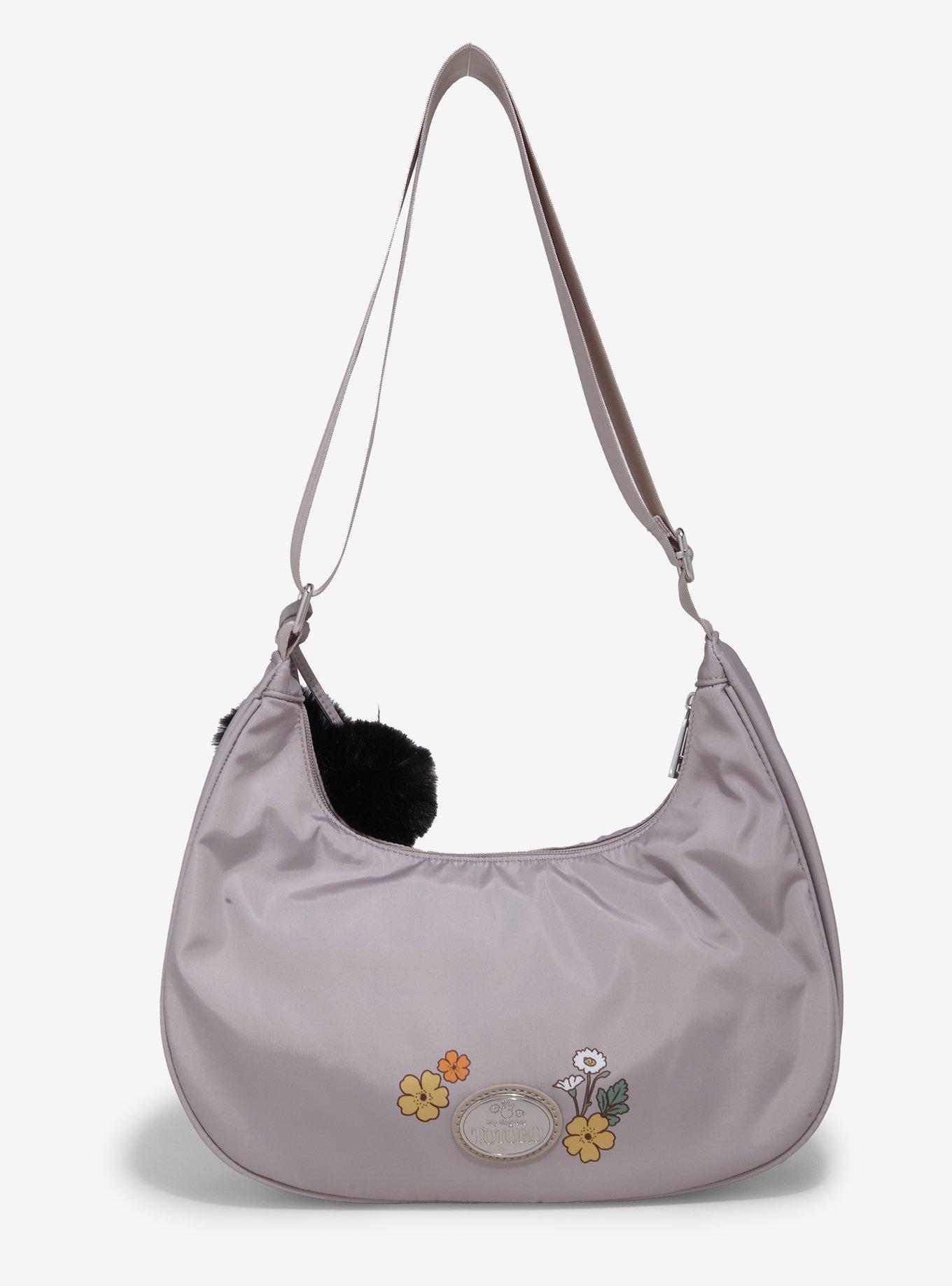 Studio Ghibli&reg; My Neighbor Totoro Floral Totoro Nylon Crossbody Bag with Charm - BoxLunch Exclusive, , alternate