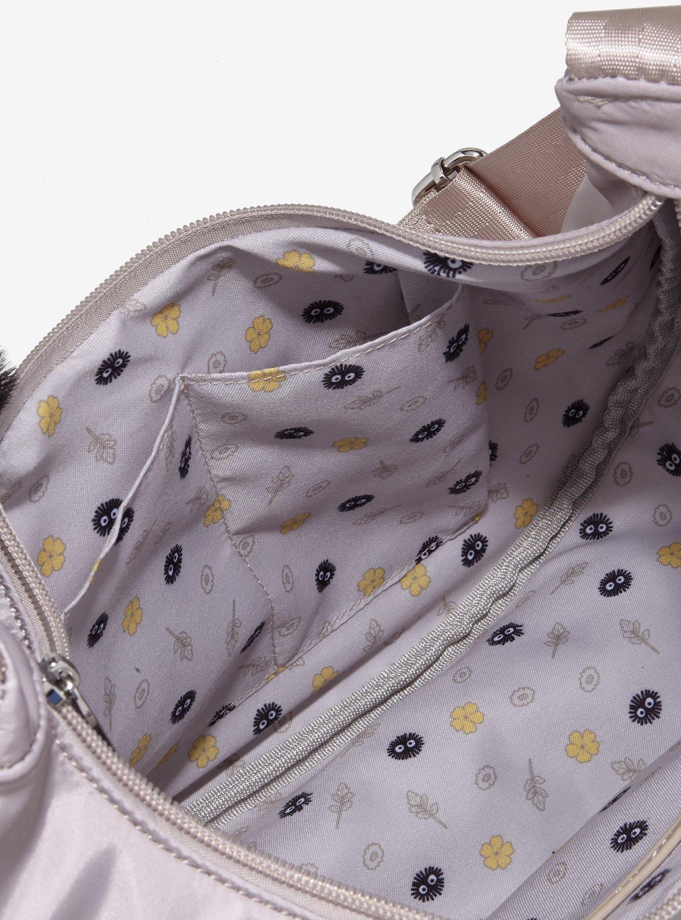 Studio Ghibli&reg; My Neighbor Totoro Floral Totoro Nylon Crossbody Bag with Charm - BoxLunch Exclusive, , alternate