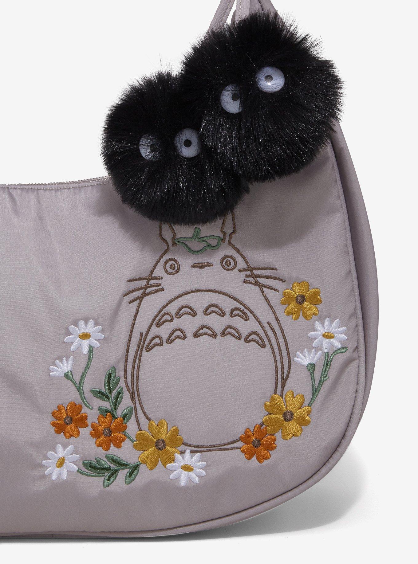 Studio Ghibli&reg; My Neighbor Totoro Floral Totoro Nylon Crossbody Bag with Charm - BoxLunch Exclusive, , alternate