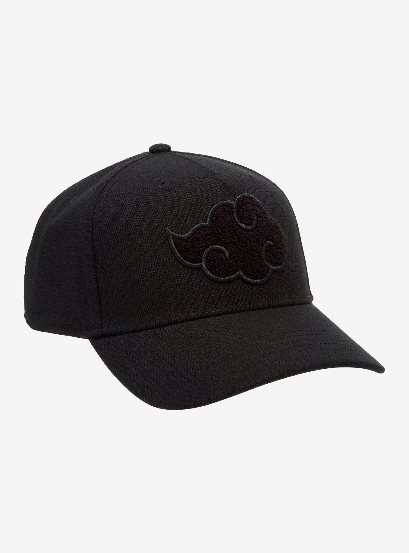 Naruto Akatsuki Cloud Black Ball Cap — BoxLunch Exclusive, , hi-res