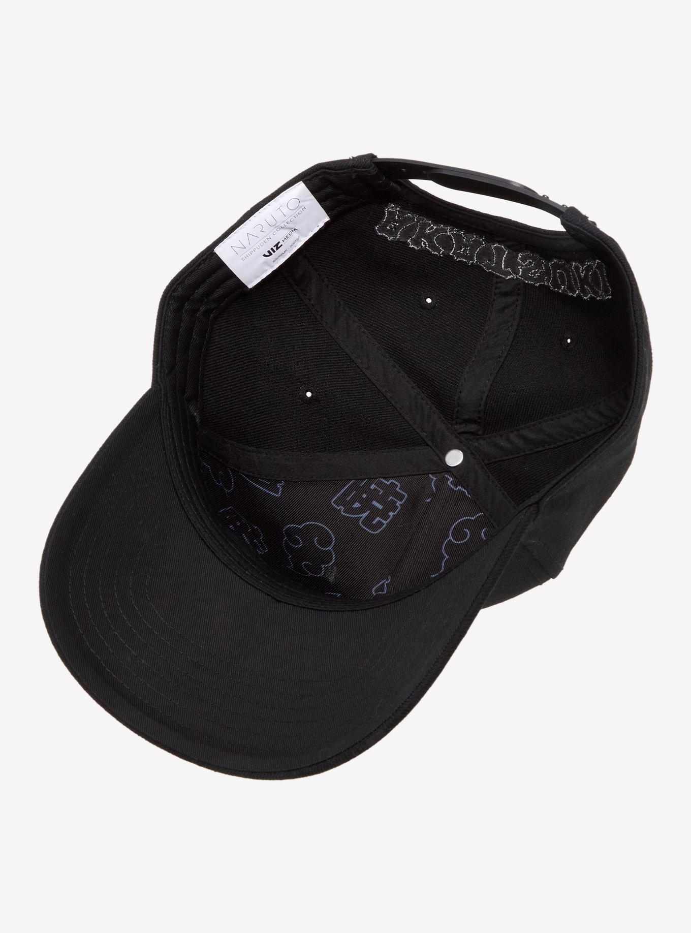 Naruto Akatsuki Cloud Black Ball Cap — BoxLunch Exclusive, , alternate