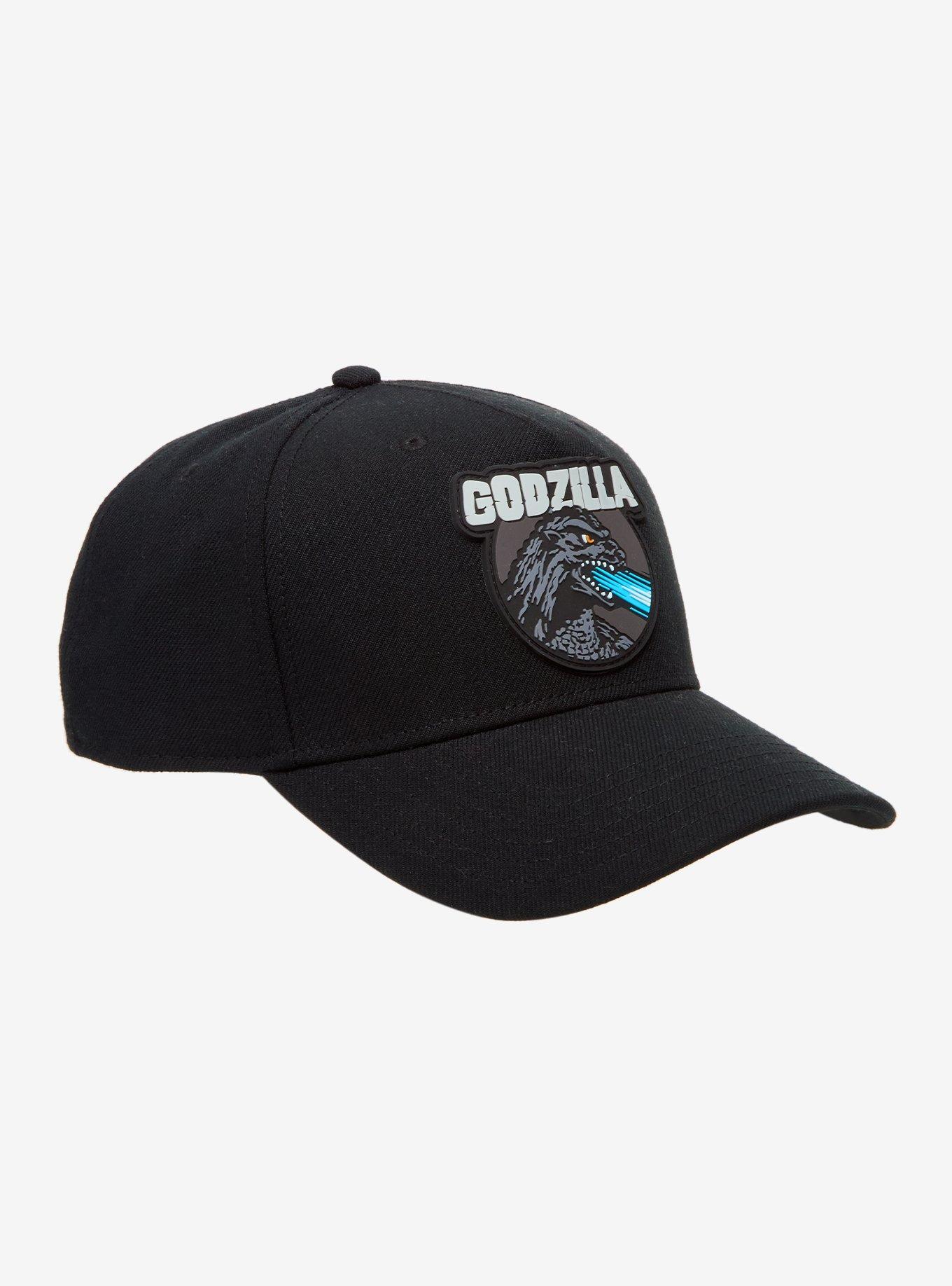 Godzilla Blue Flames Black Ball Cap — BoxLunch Exclusive, , hi-res