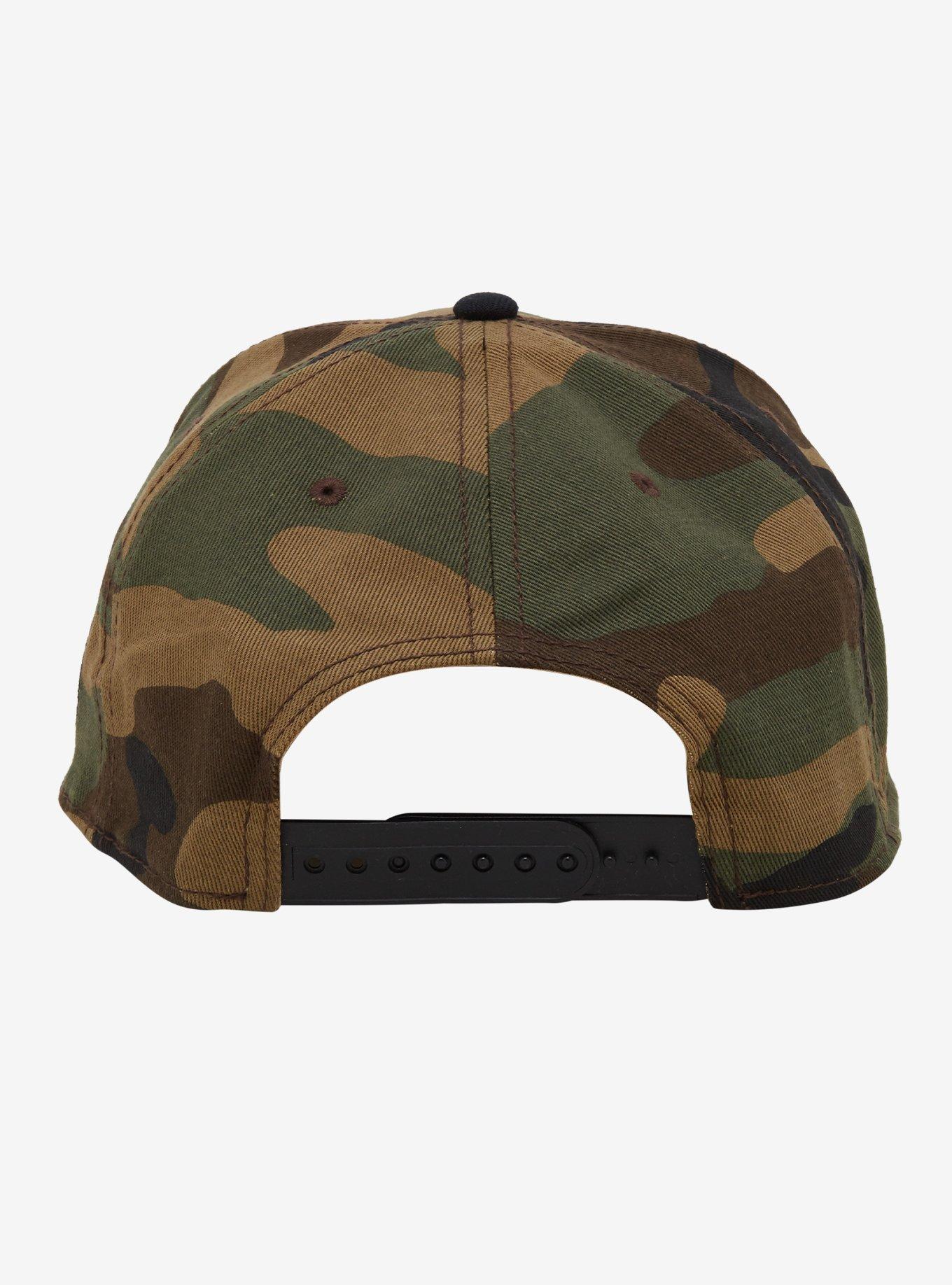 Jurassic Park Camo Ball Cap — BoxLunch Exclusive, , alternate