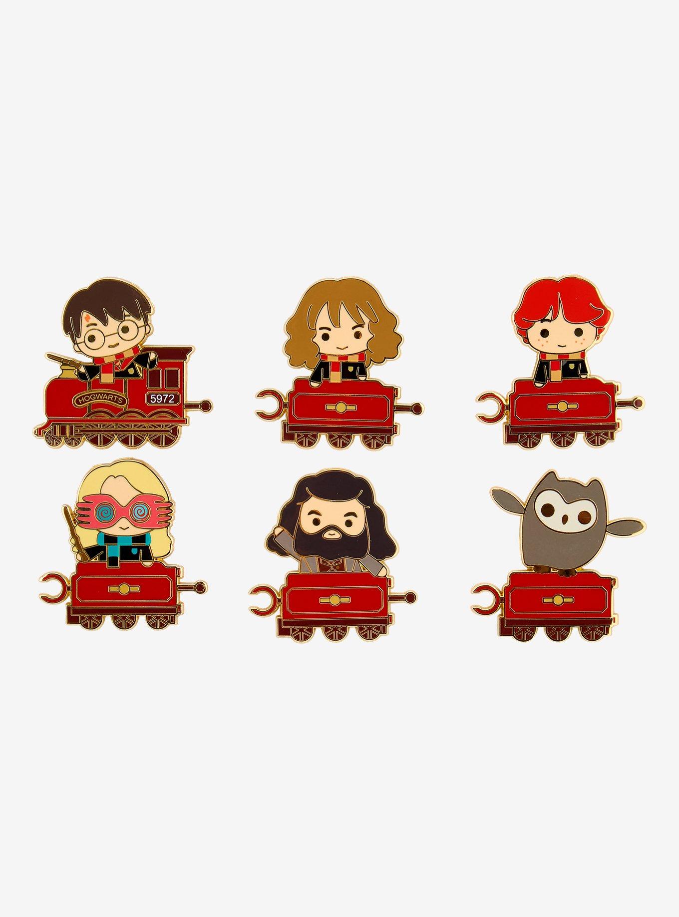 Harry Potter Character Train Puzzle Blind Box Enamel Pin - BoxLunch Exclusive, , hi-res