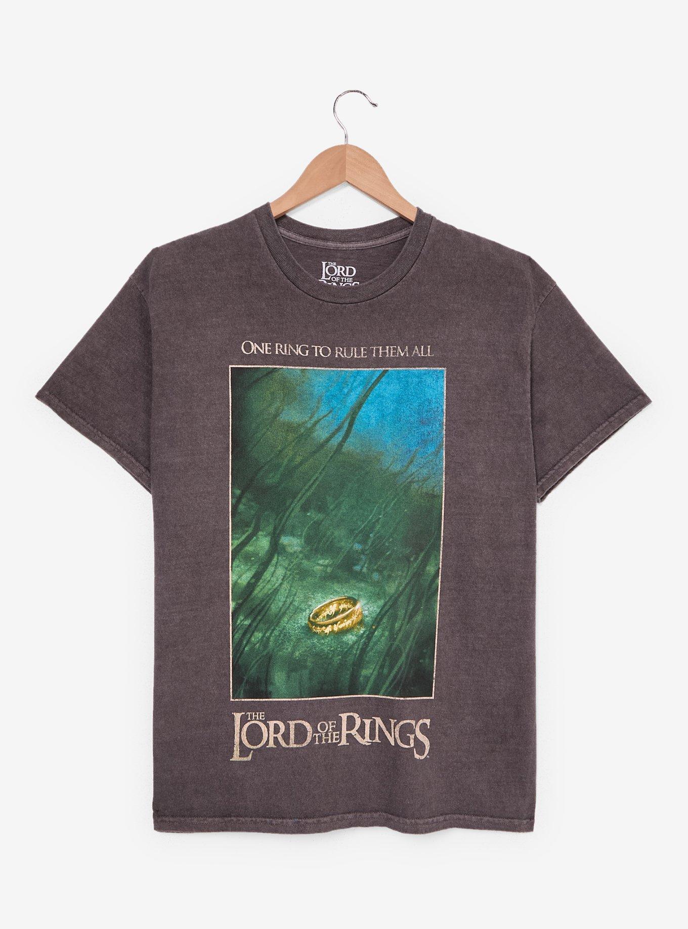 The Lord of the Rings One Ring Underwater Portrait T-Shirt - BoxLunch Exclusive, CHARCOAL, alternate