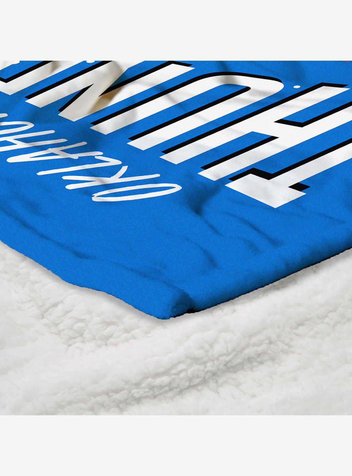 NBA Oklahoma City Thunder Net Gain Silk Touch Sherpa Throw Blanket, , alternate