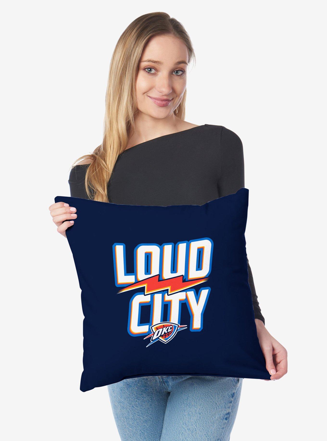 NBA Oklahoma City Thunder Buckets Throw Pillow, , hi-res
