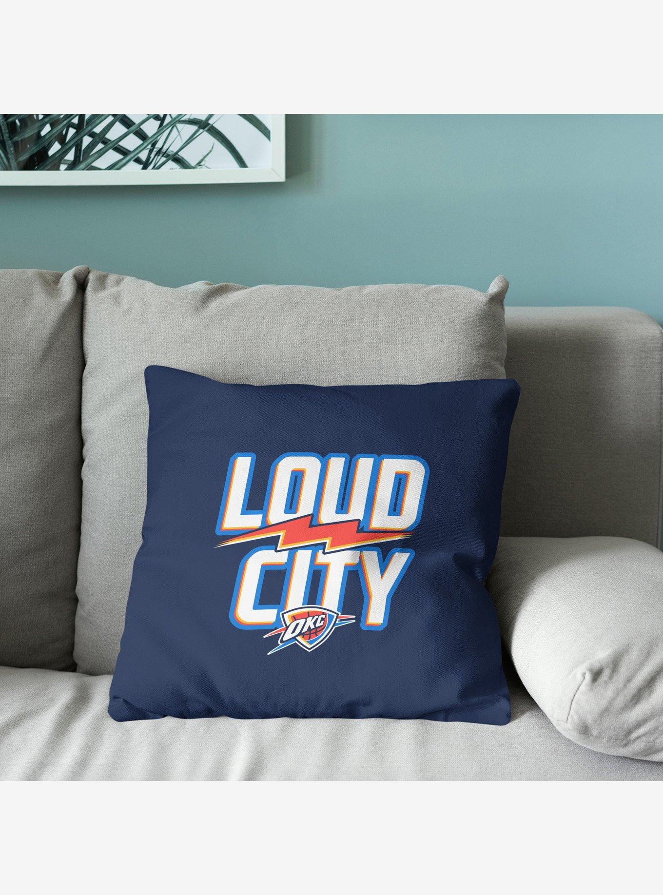 NBA Oklahoma City Thunder Buckets Throw Pillow, , alternate