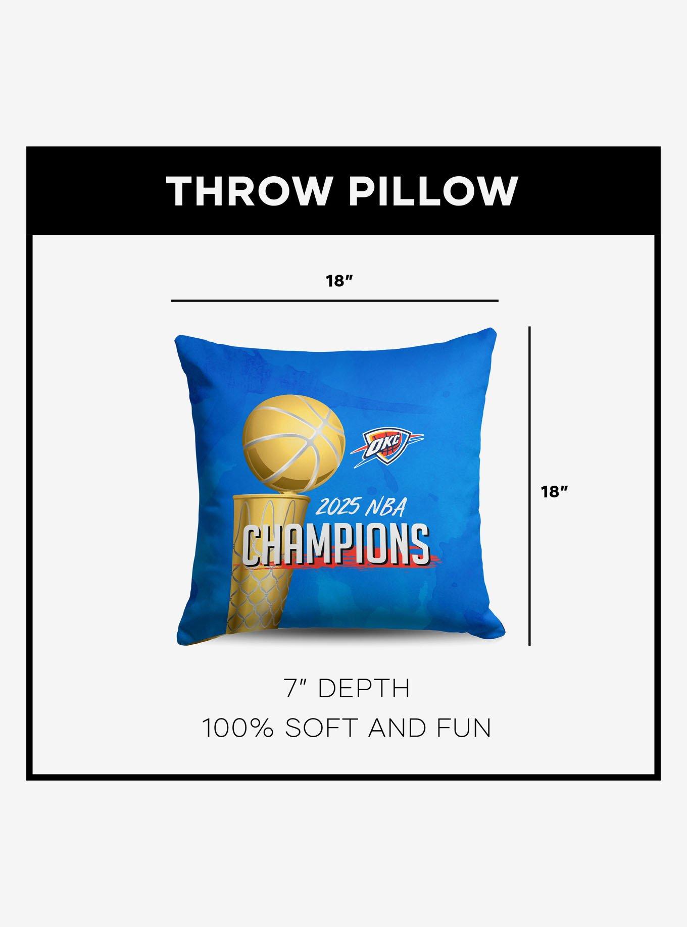 NBA Oklahoma City Thunder Buckets Throw Pillow, , alternate