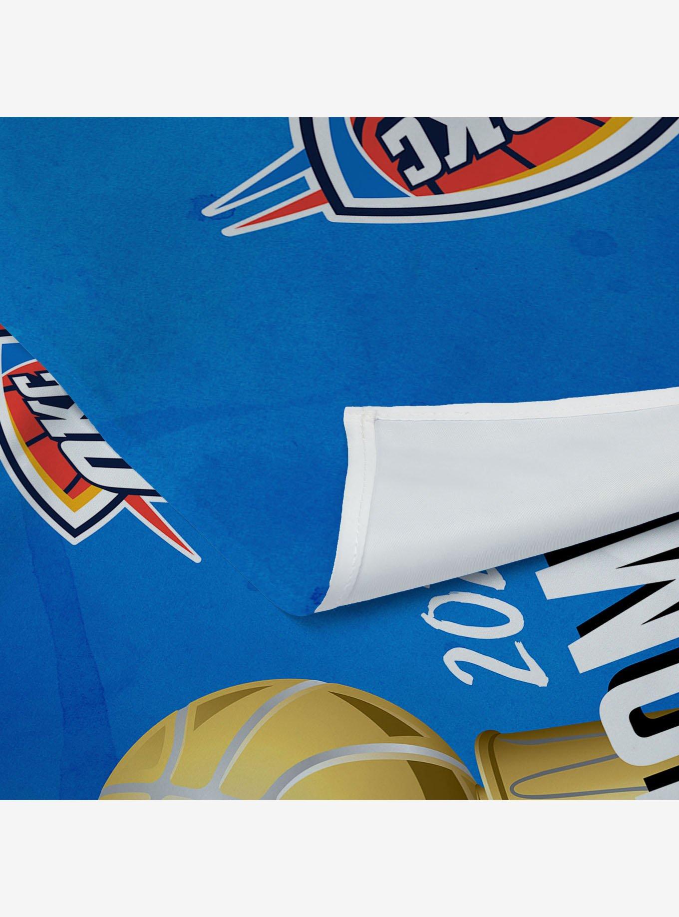 NBA Oklahoma City Thunder Banner Up Printed Wall Decor, , alternate