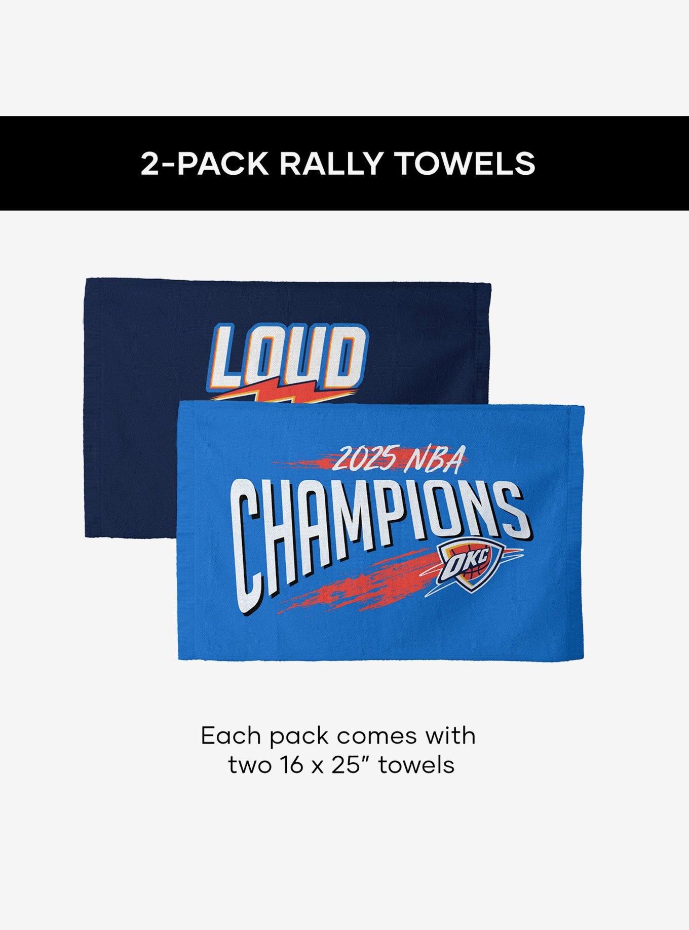 NBA Oklahoma City Thunder Shot Call 2-Pack Fan Towel, , alternate