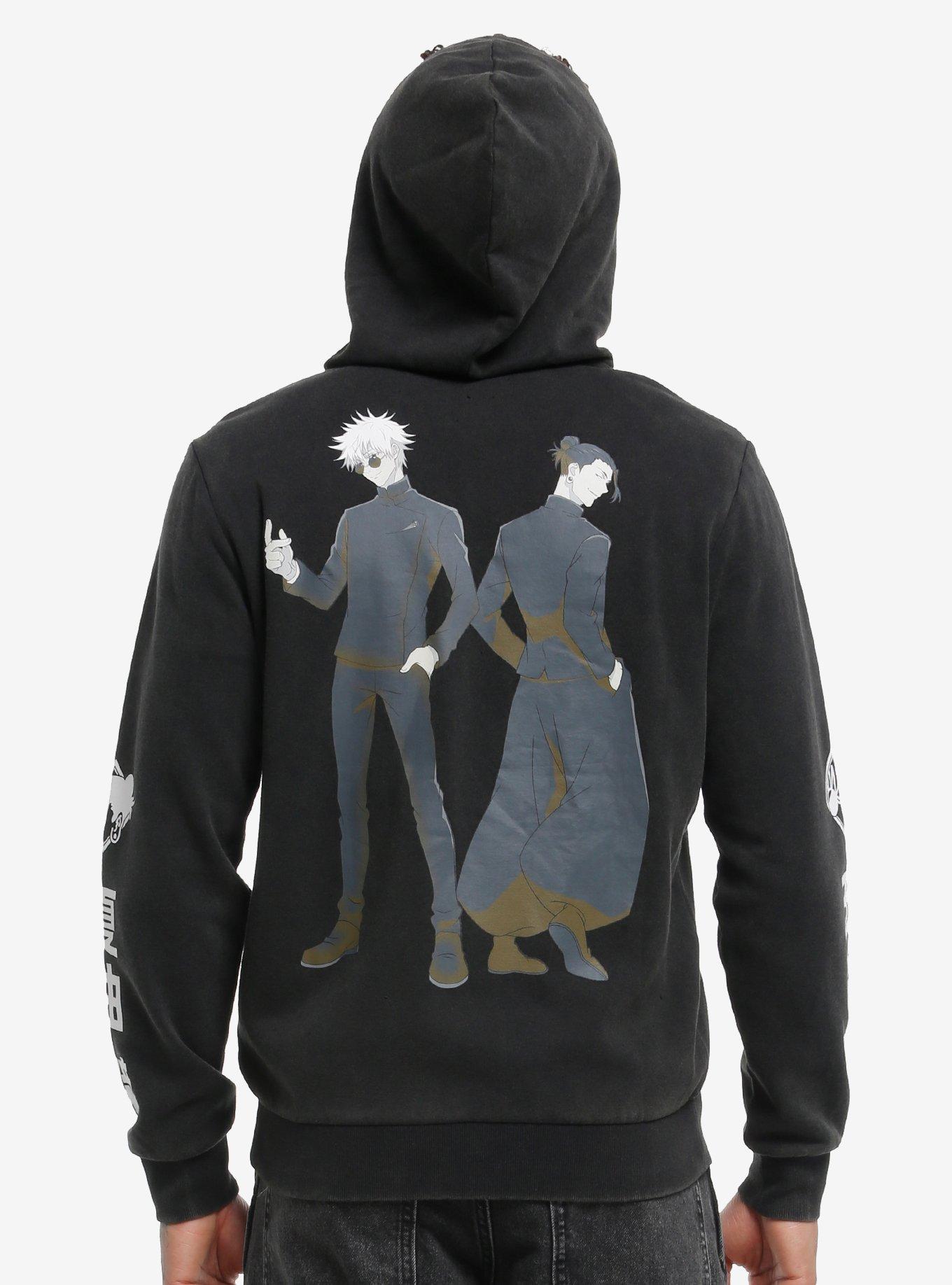 Jujutsu Kaisen Gojo & Geto Dark Wash Hoodie, , hi-res