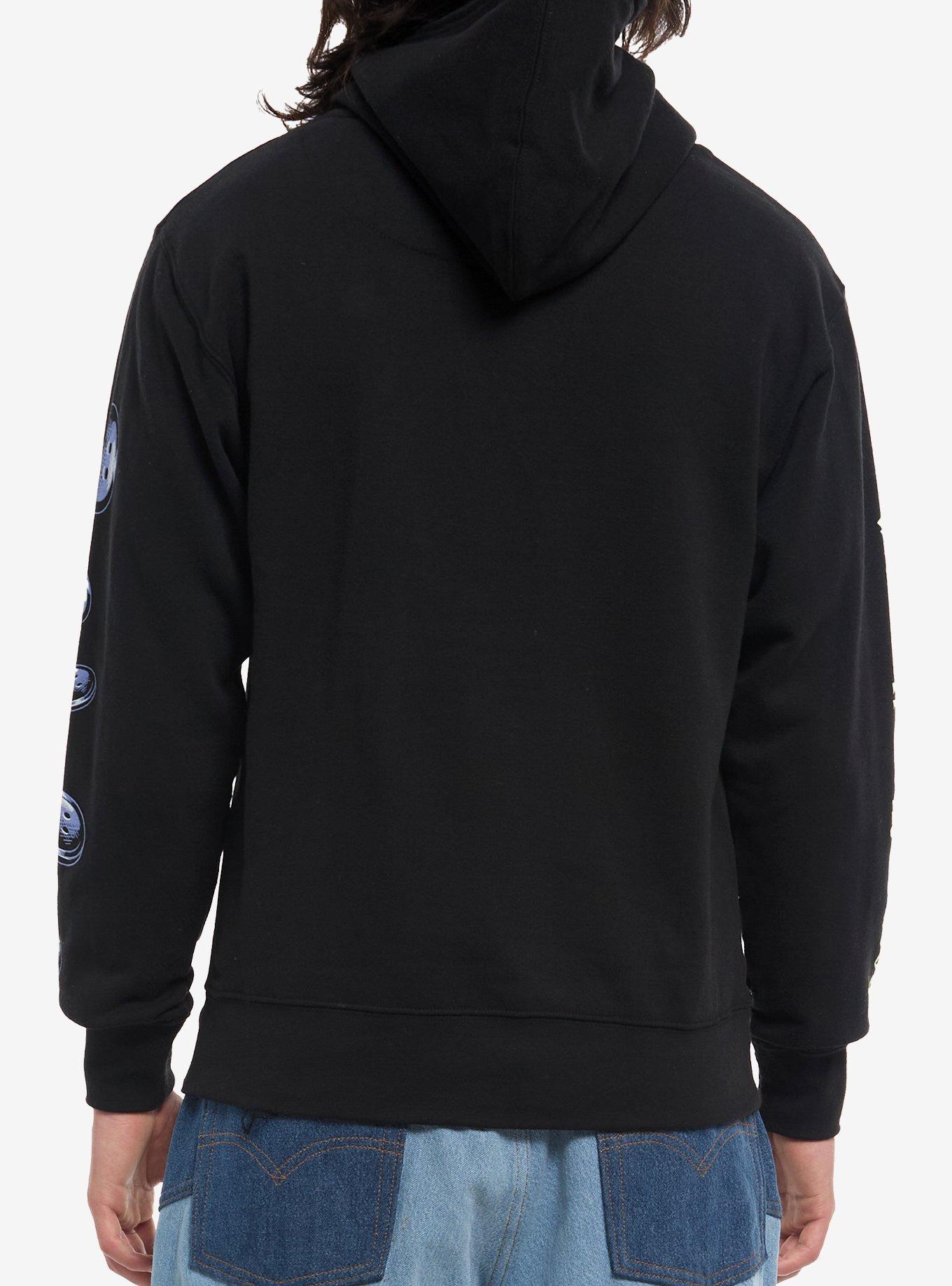 Coraline Group Tonal Print Hoodie, BLACK, alternate