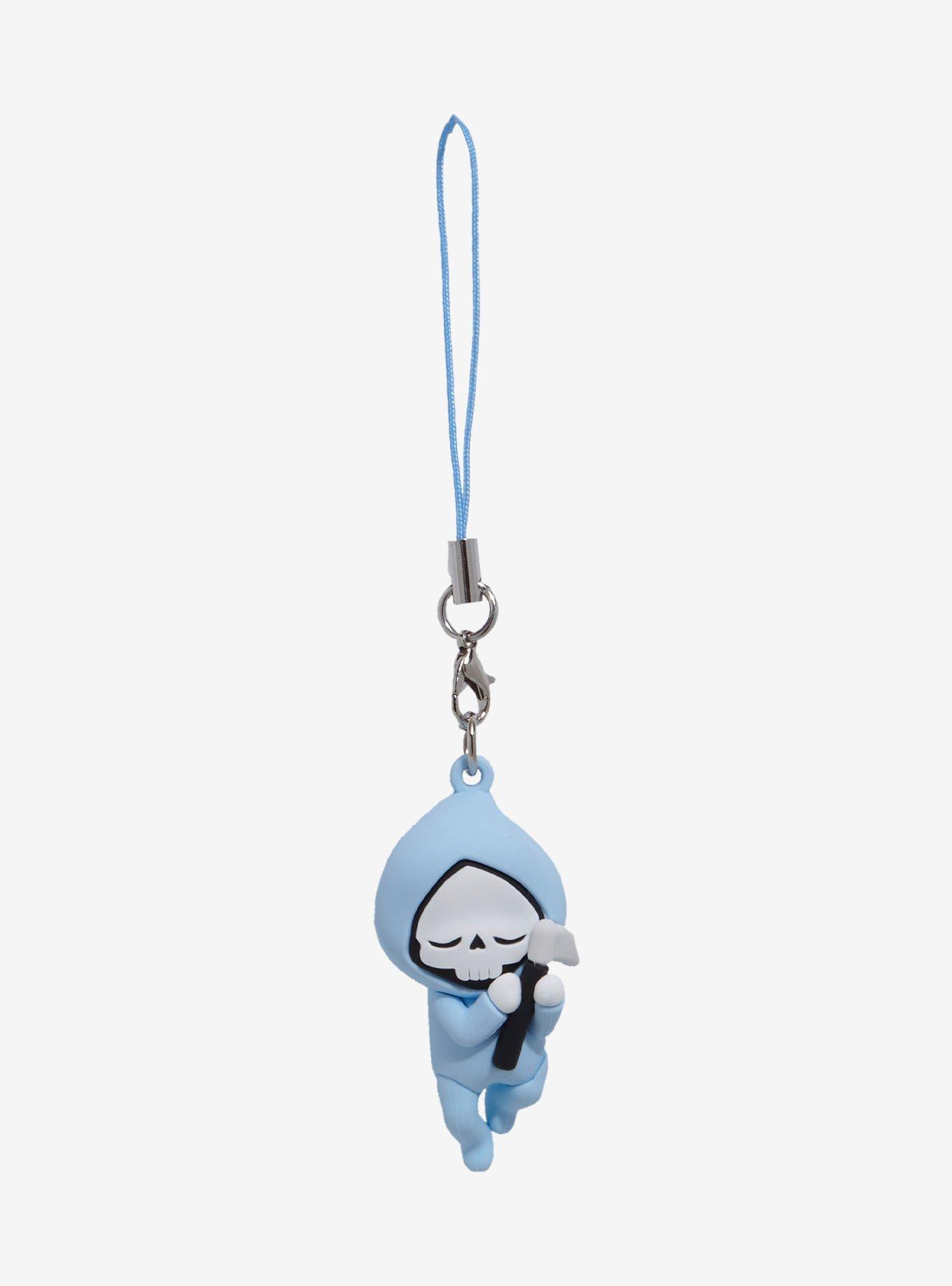 Grim Reaper Figural Blind Box Phone Charm Hot Topic Exclusive, , hi-res