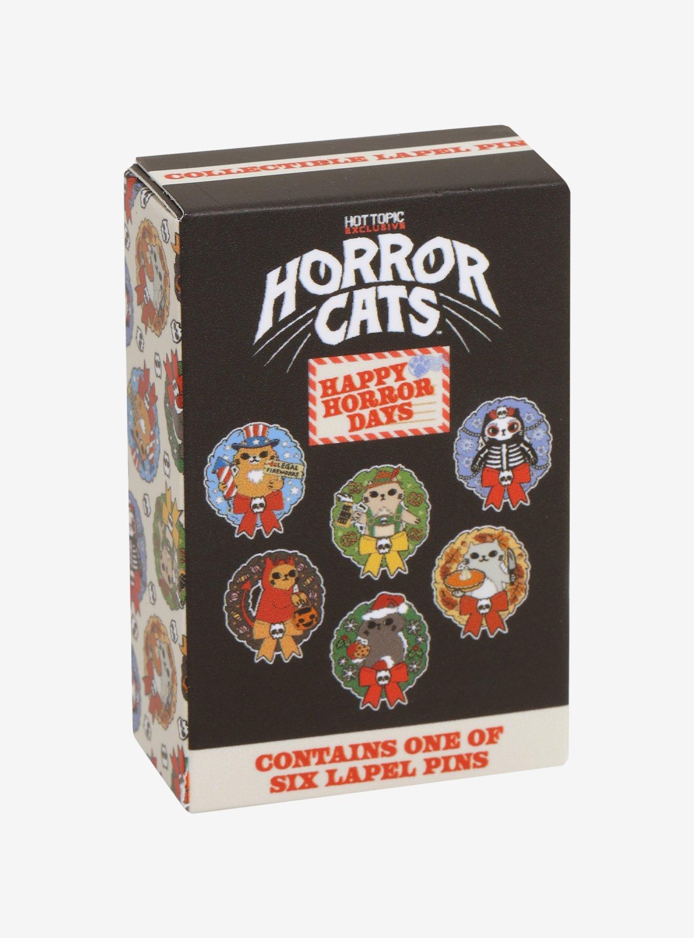 Horror Cats Happy Horror Days Blind Box Enamel Pin Hot Topic Exclusive, , hi-res