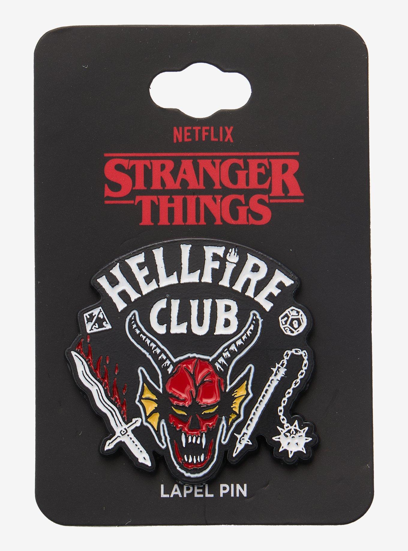 Stranger Things Hellfire Club Enamel Pin, , hi-res