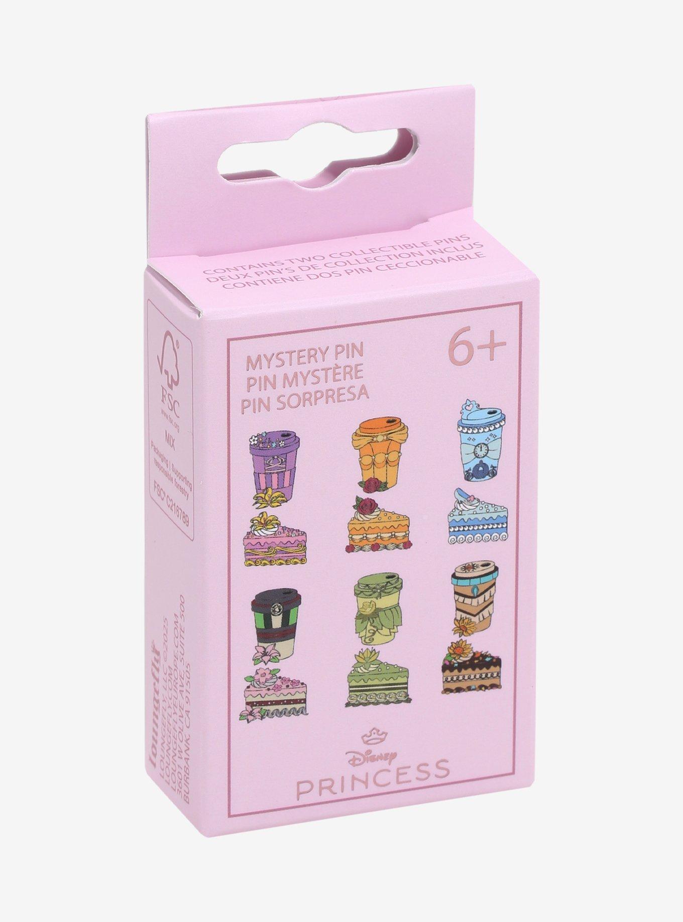 Loungefly Disney Princess Cake & Drink Blind Box Enamel Pin, , hi-res