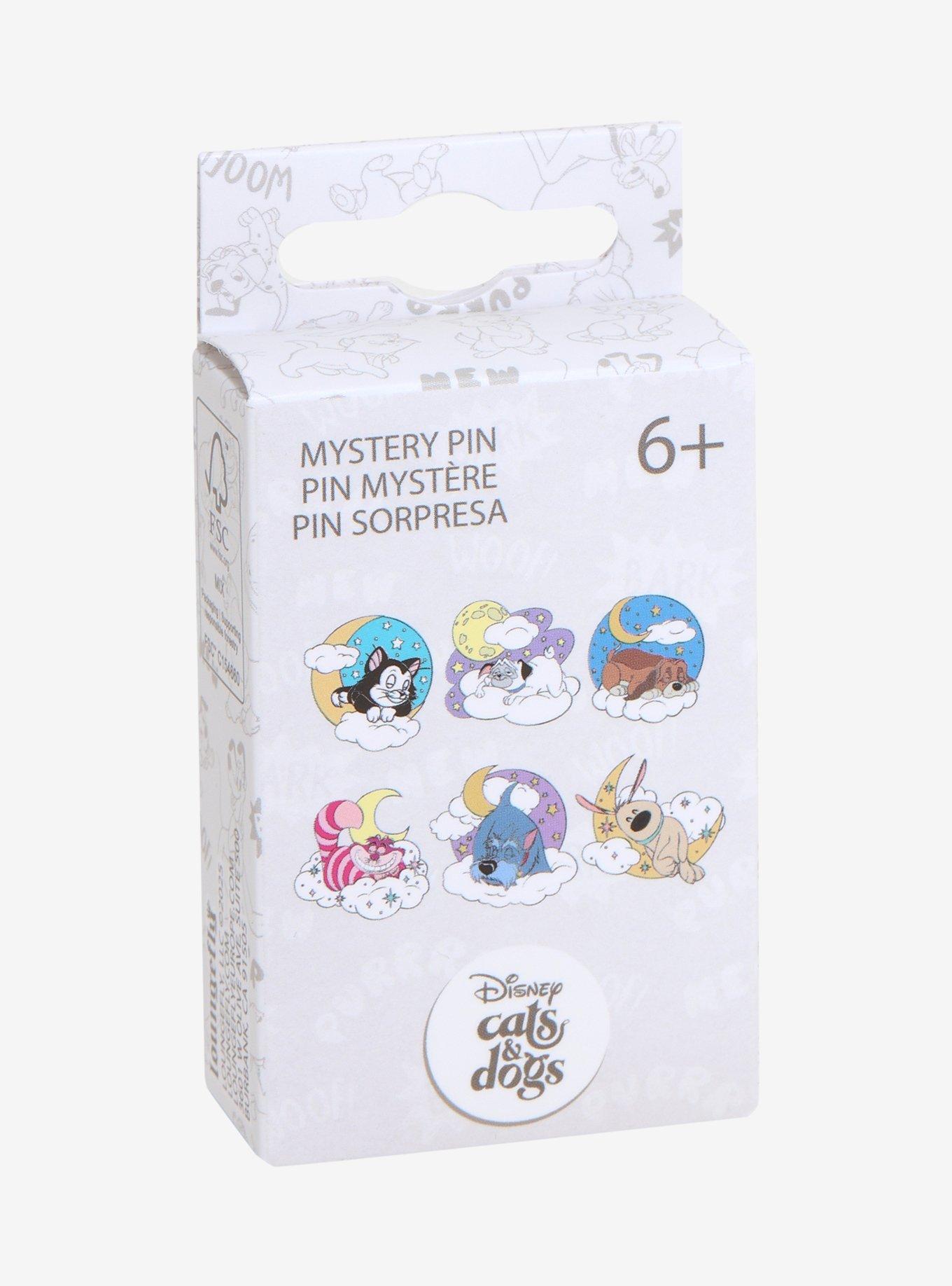 Loungefly Disney Cats & Dogs Moon Blind Box Enamel Pin, , hi-res