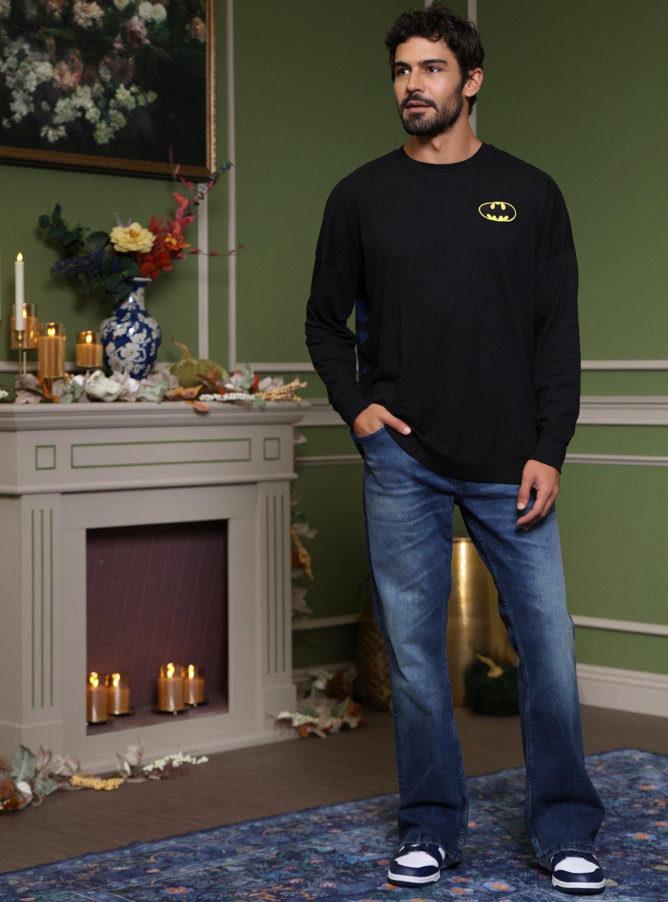 Our Universe DC Comics Batman Bat Signal Long-Sleeve T-Shirt Our Universe Exclusive, MULTI, alternate