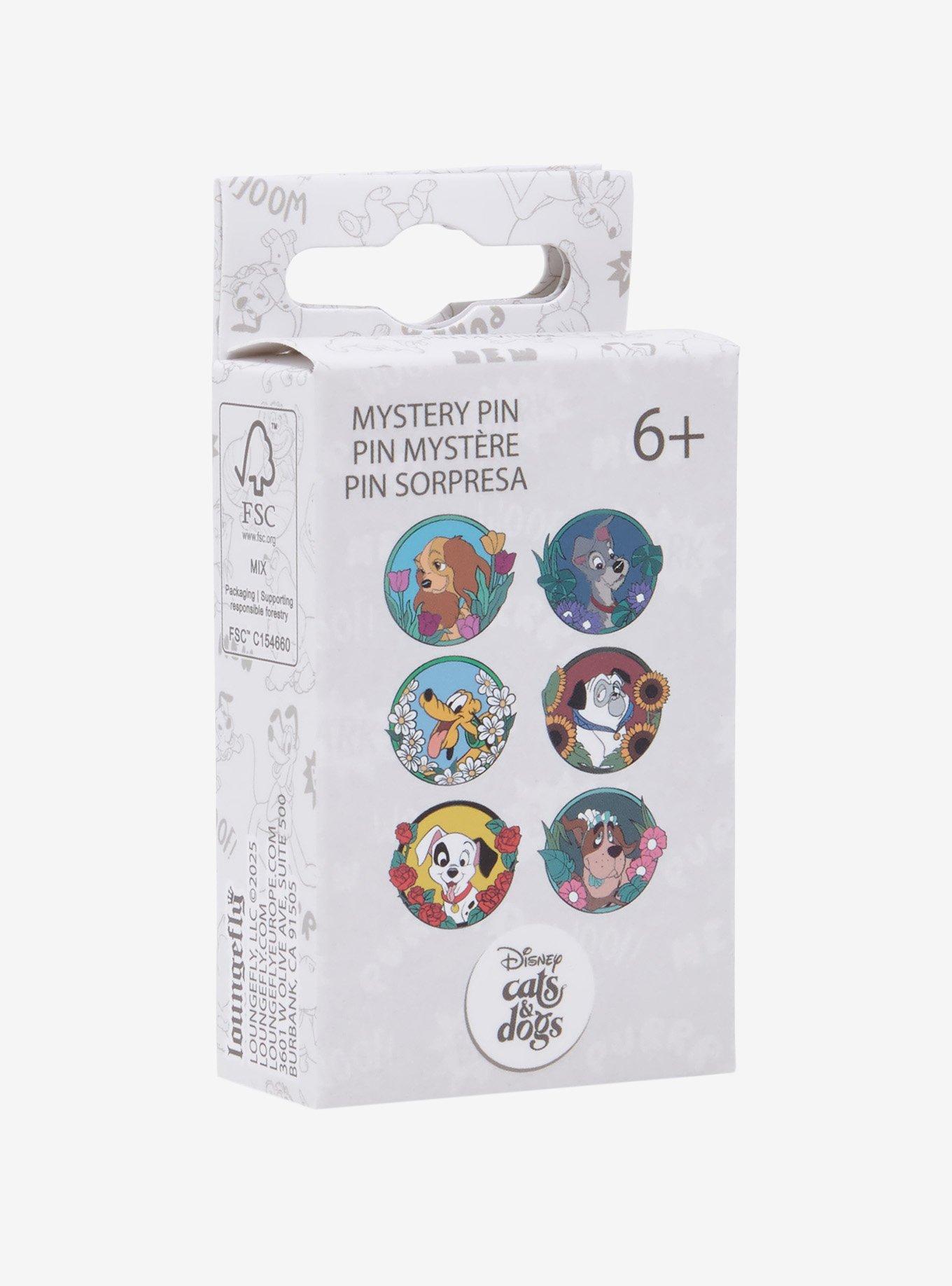 Loungefly Disney Dogs Portraits Blind Box Enamel Pin Hot Topic Exclusive, , hi-res