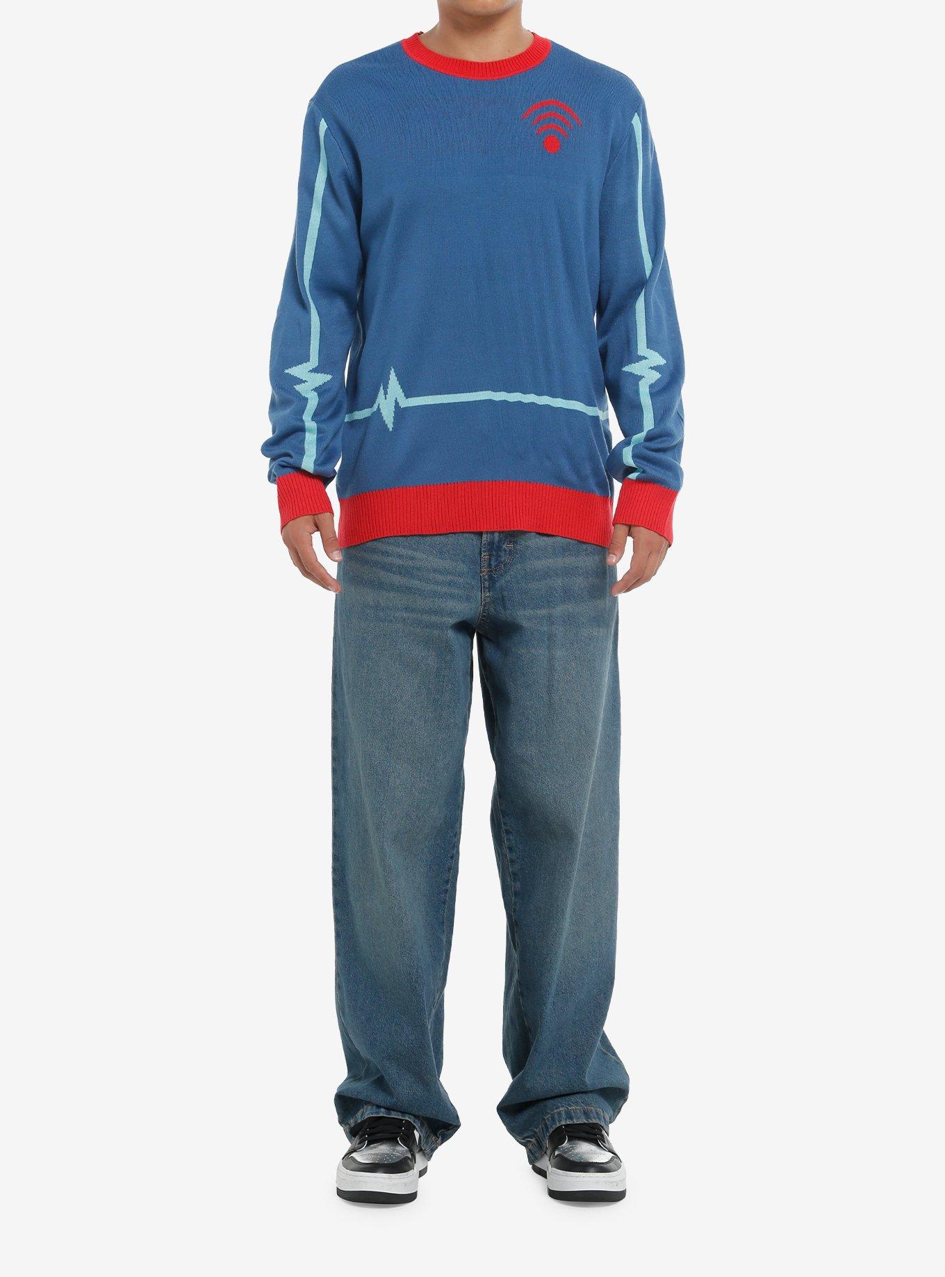 Hazbin Hotel Voxtek Knit Sweater, BLUE, alternate